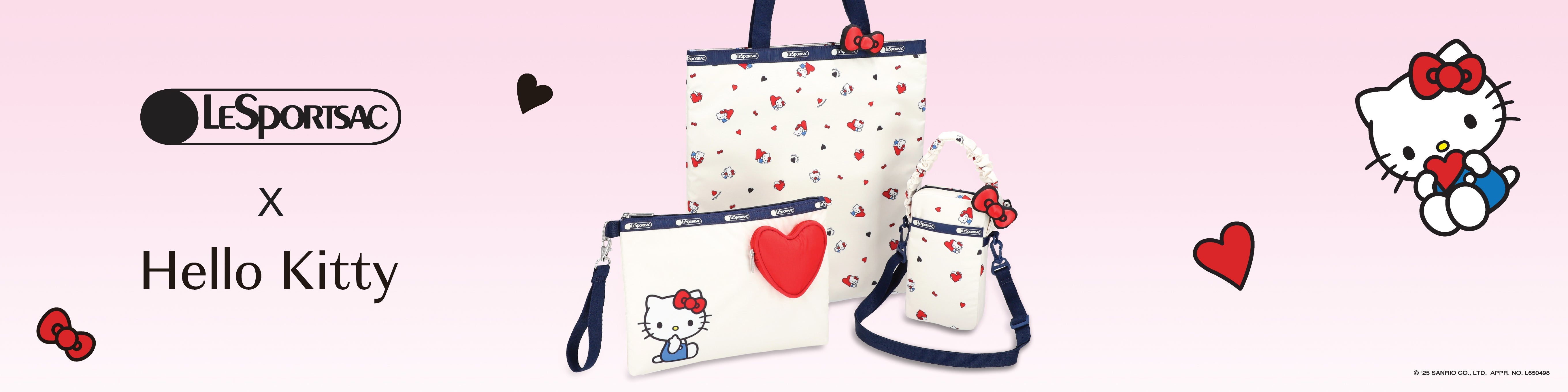【新品】LeSportsac × Hello Kitty バックパック Lesportsac Hello Kitty Crossbody Bag Mini Backpack Purse