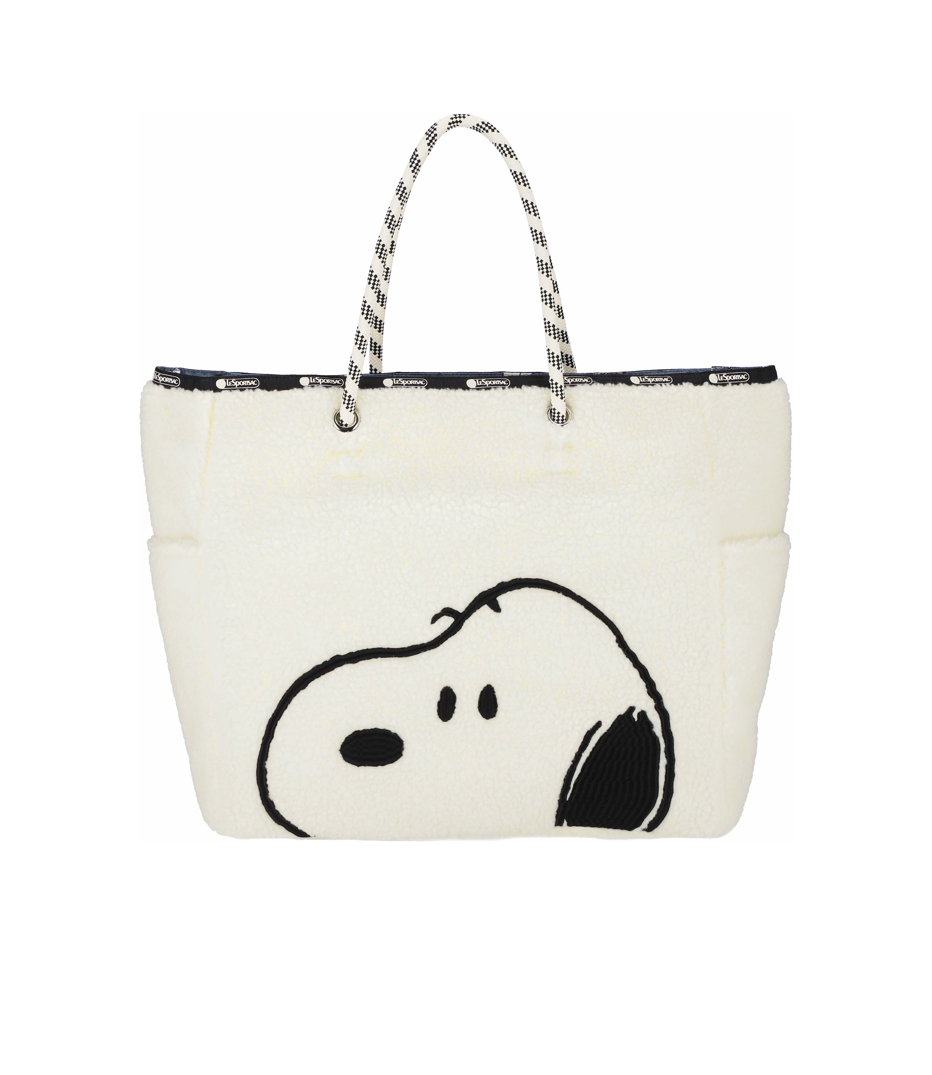 Two-Way Large Tote - Two-Way Snoopy White – LeSportsac