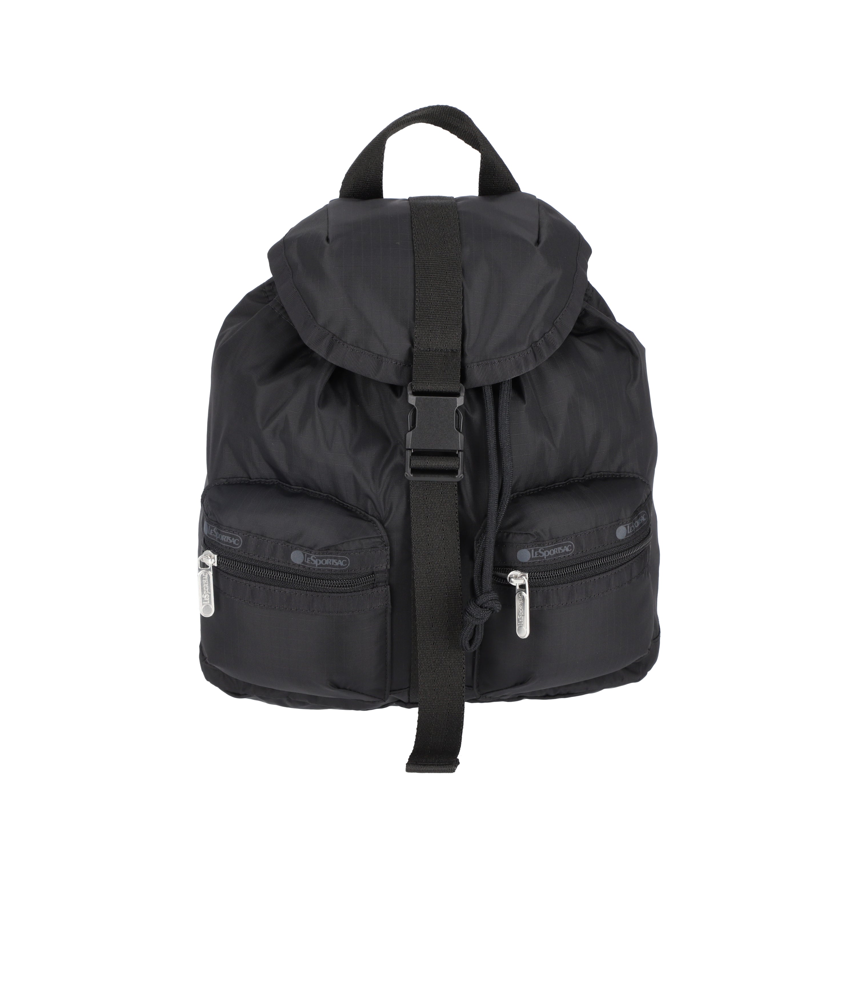 Basic Backpack Lesportsac Active Backpack Solid Black Small