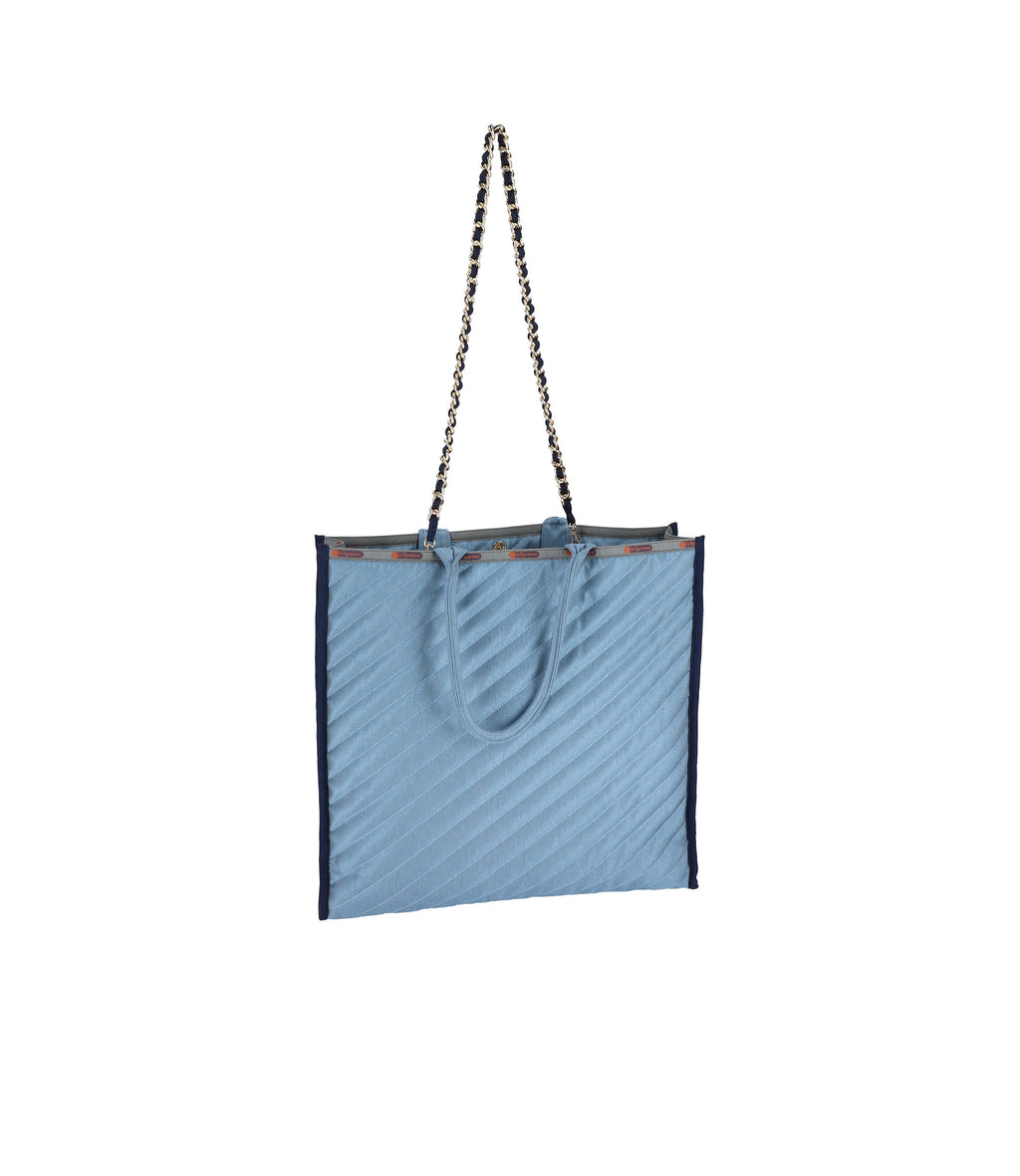 Large Chain Quilt Tote - 27857096441904