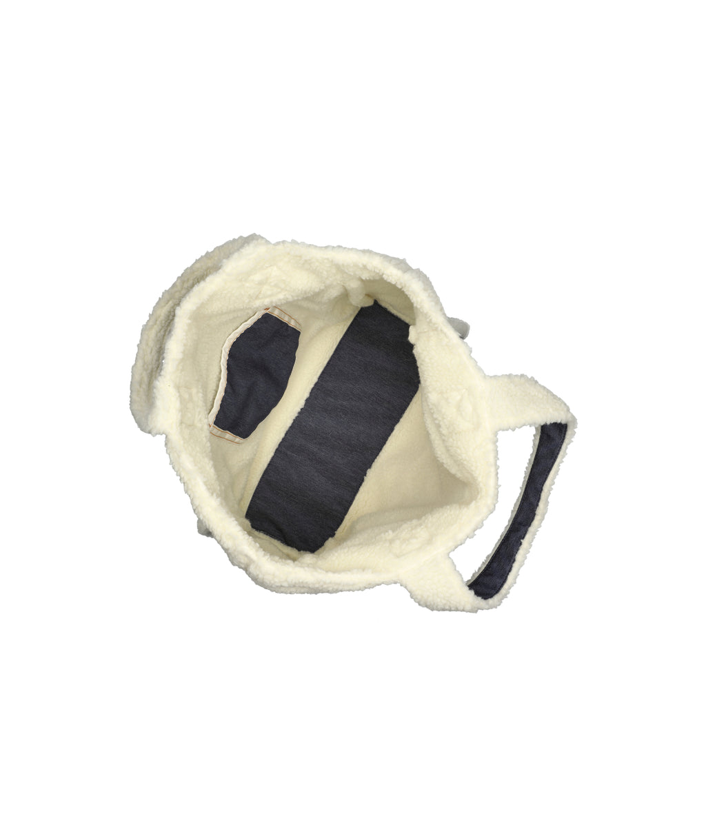 Two-Way Denim Tote - 26406993494064