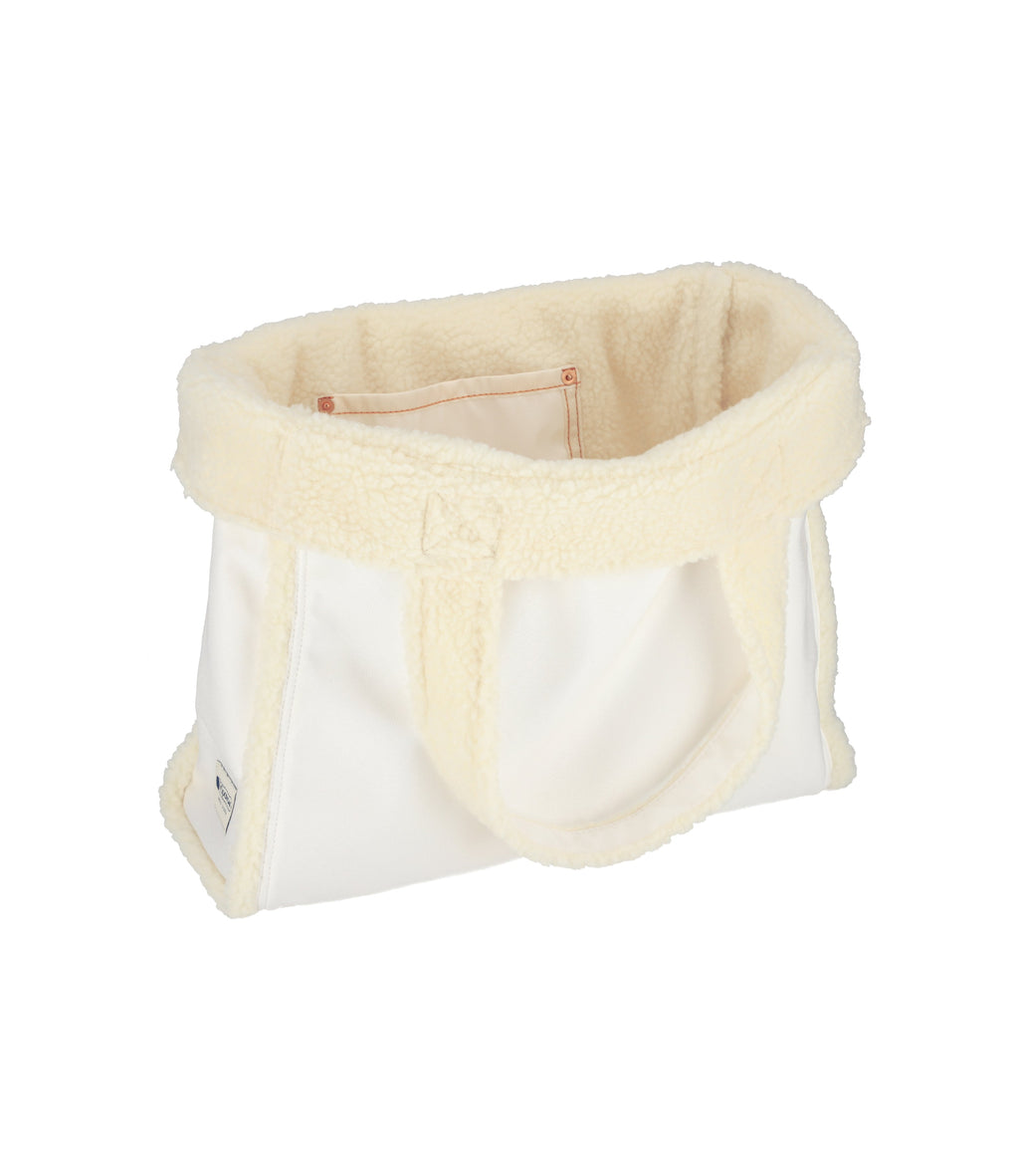 Two-Way Denim Tote - 26653632364592