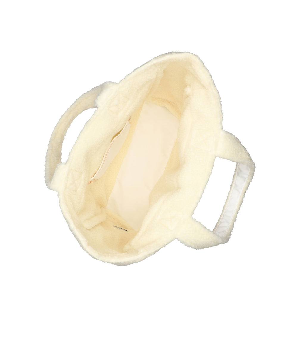 Two-Way Denim Tote - 26653632397360