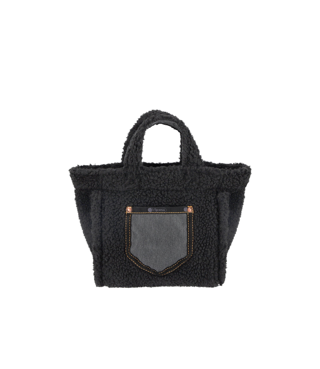 Small Two-Way Denim Tote - 26653635379248