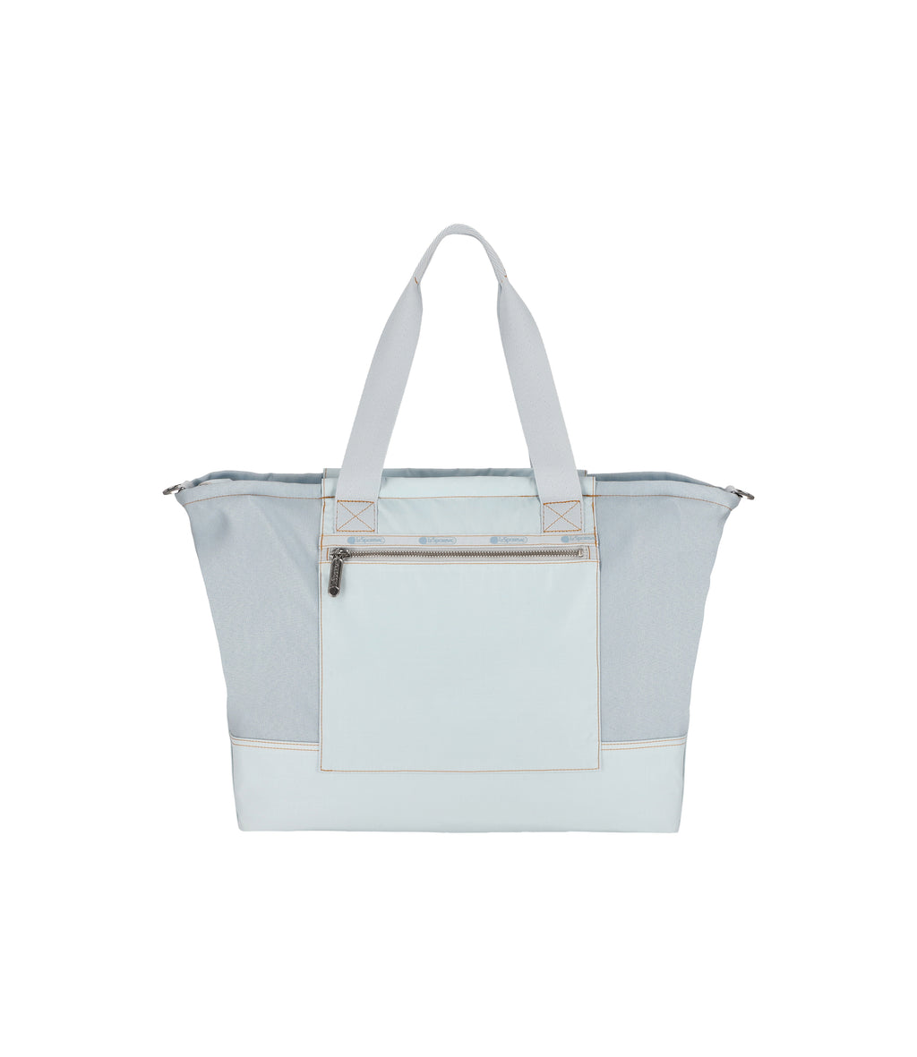 Denim East/West Tote - 26445251739696