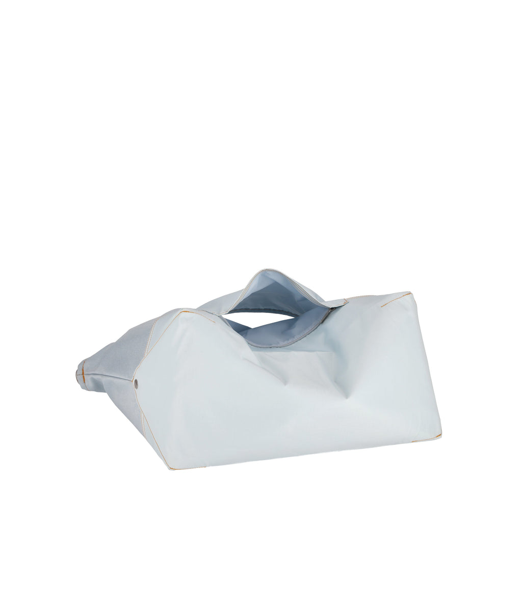 Denim East/West Tote - 26436131094576