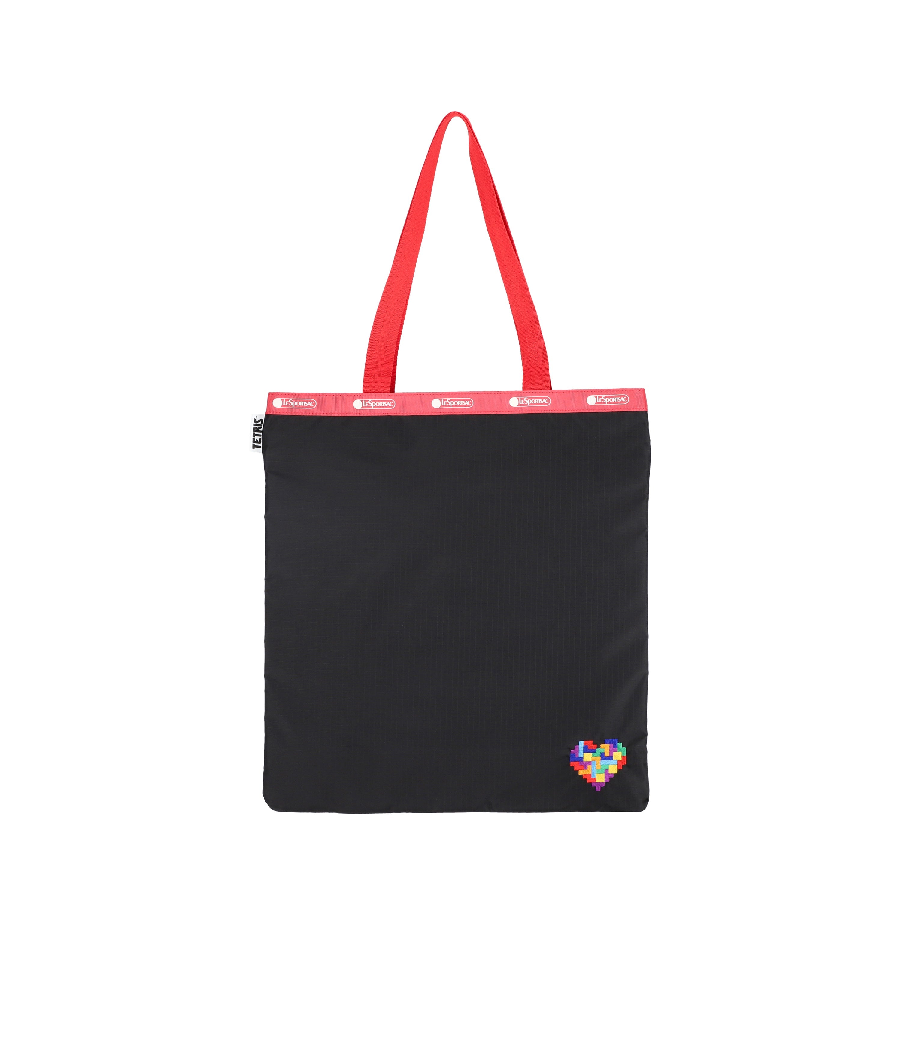 ■LeSportsac■LARGE EMERALD TOTE テトリス ハート Large Emerald Tote - Tetris™ Heart Embroidery Tote – LeSportsac