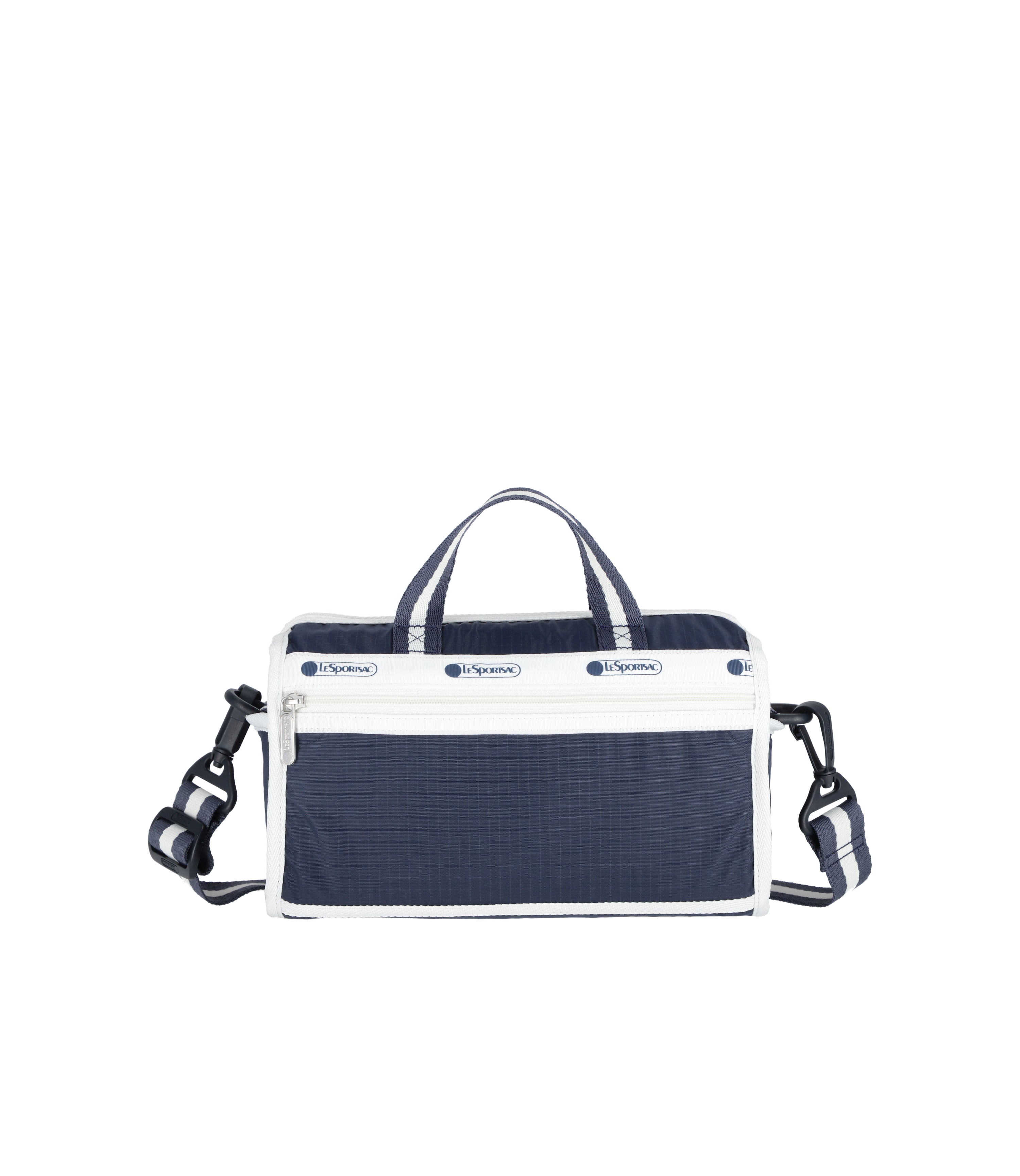 ★LeSportsac★ DELUXE MINI DUFFEL ☆SPECTATOR ICE WATER☆ Mini Duffel Crossbody - Spectator Deep Blue – LeSportsac