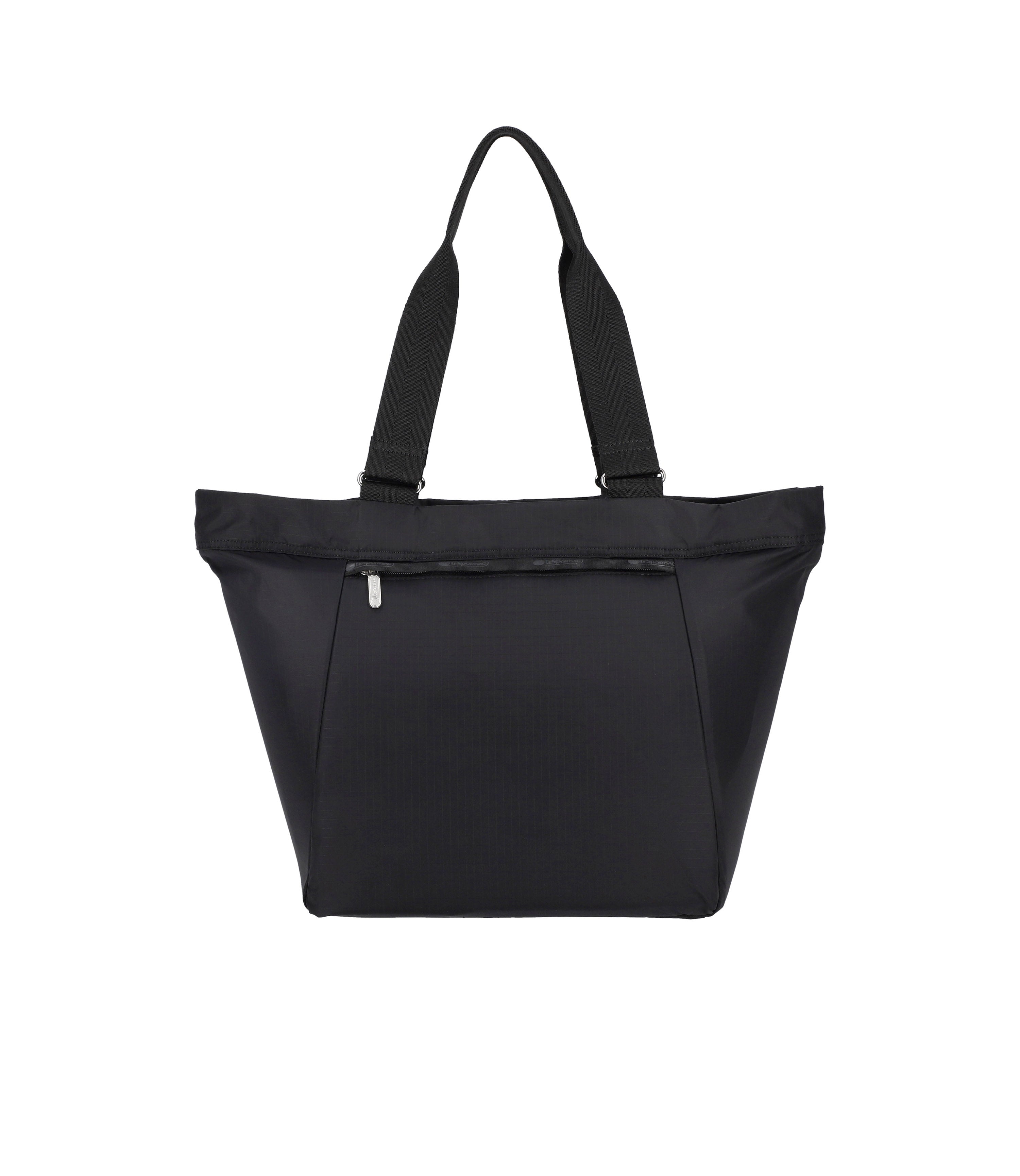 わたt ty pu Medium East/West Tote - Black solid – LeSportsac
