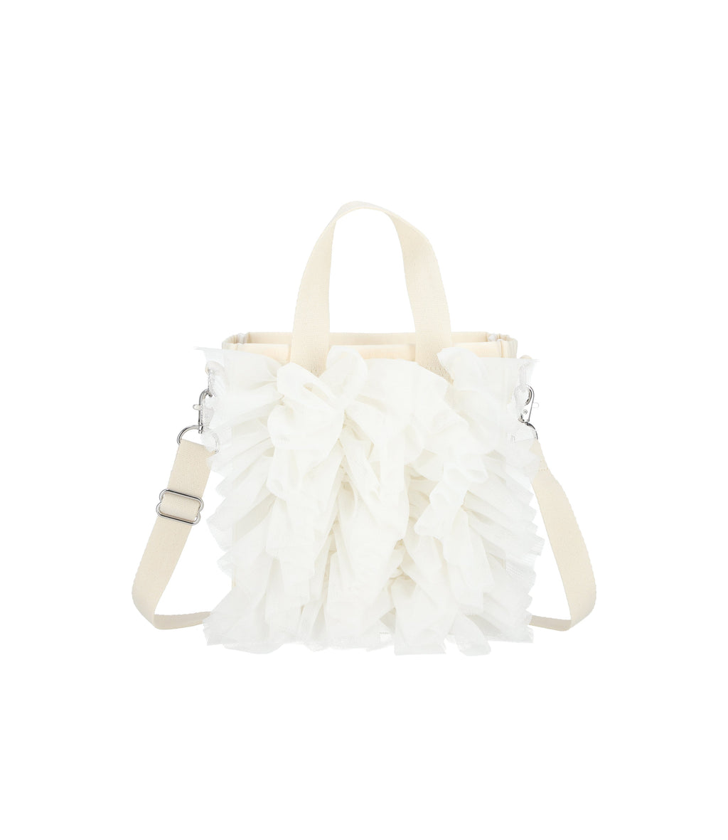 Ruffle Mini North/South Tote - 29309109436464