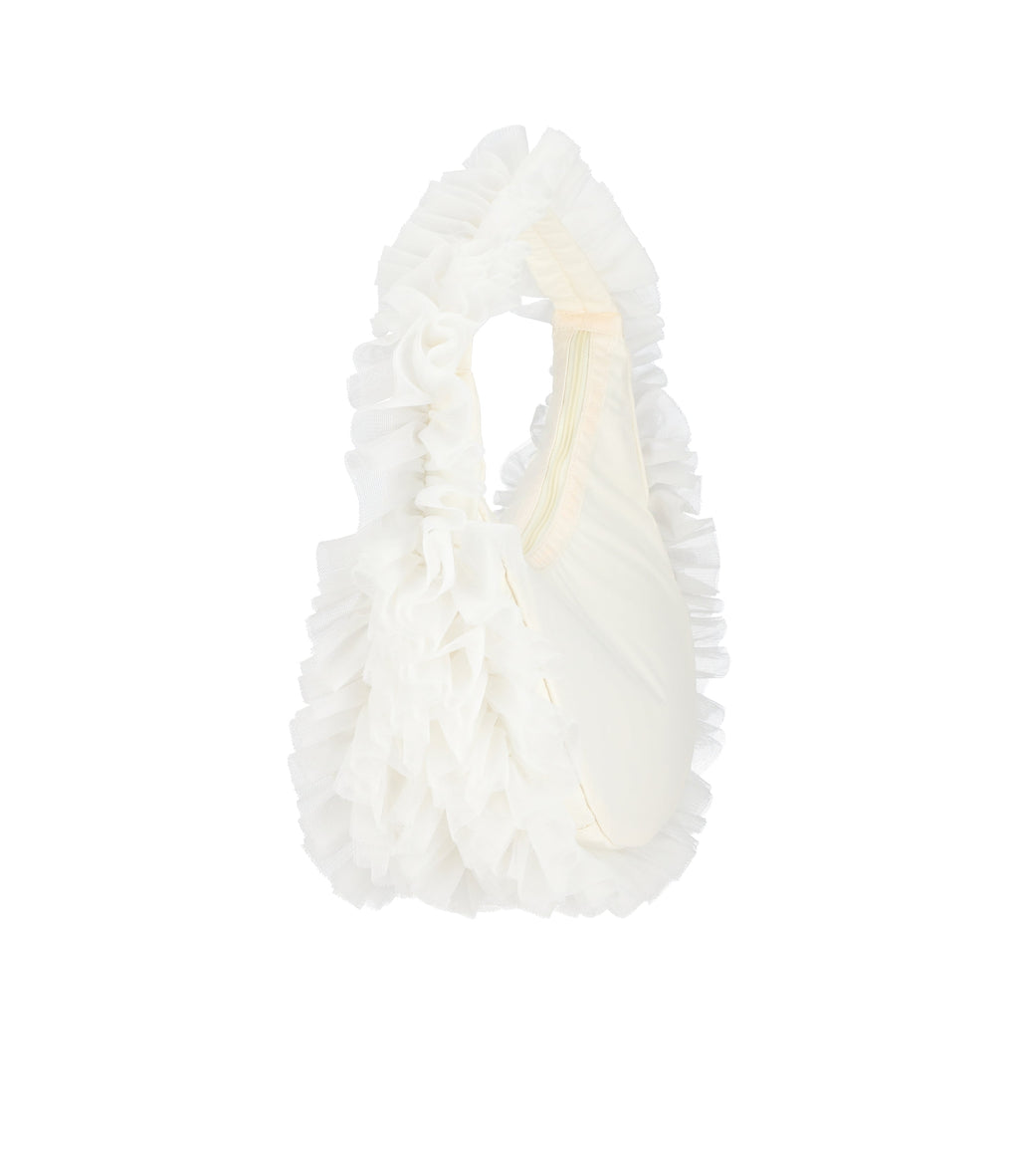 Ruffle Zip Hobo - 29309110452272
