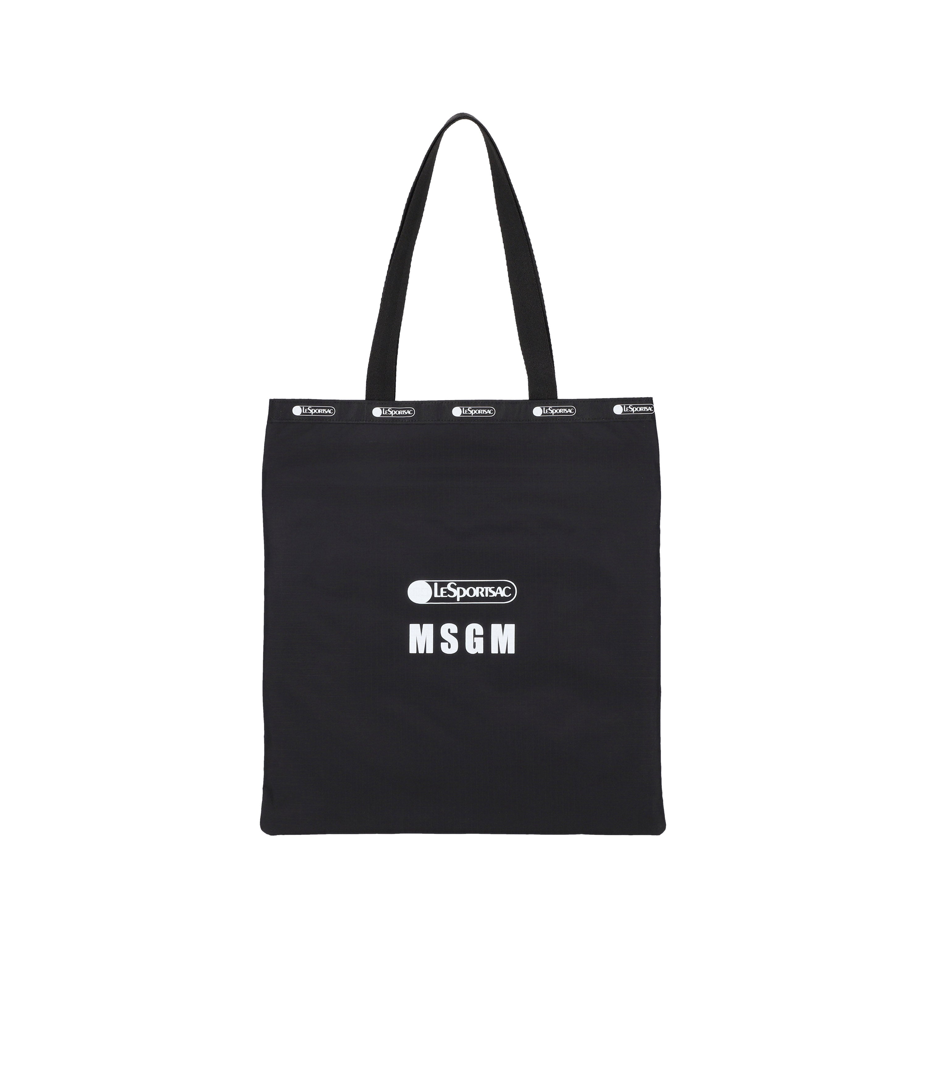 MSGM Large Emerald Tote - Logo Tote Black – LeSportsac