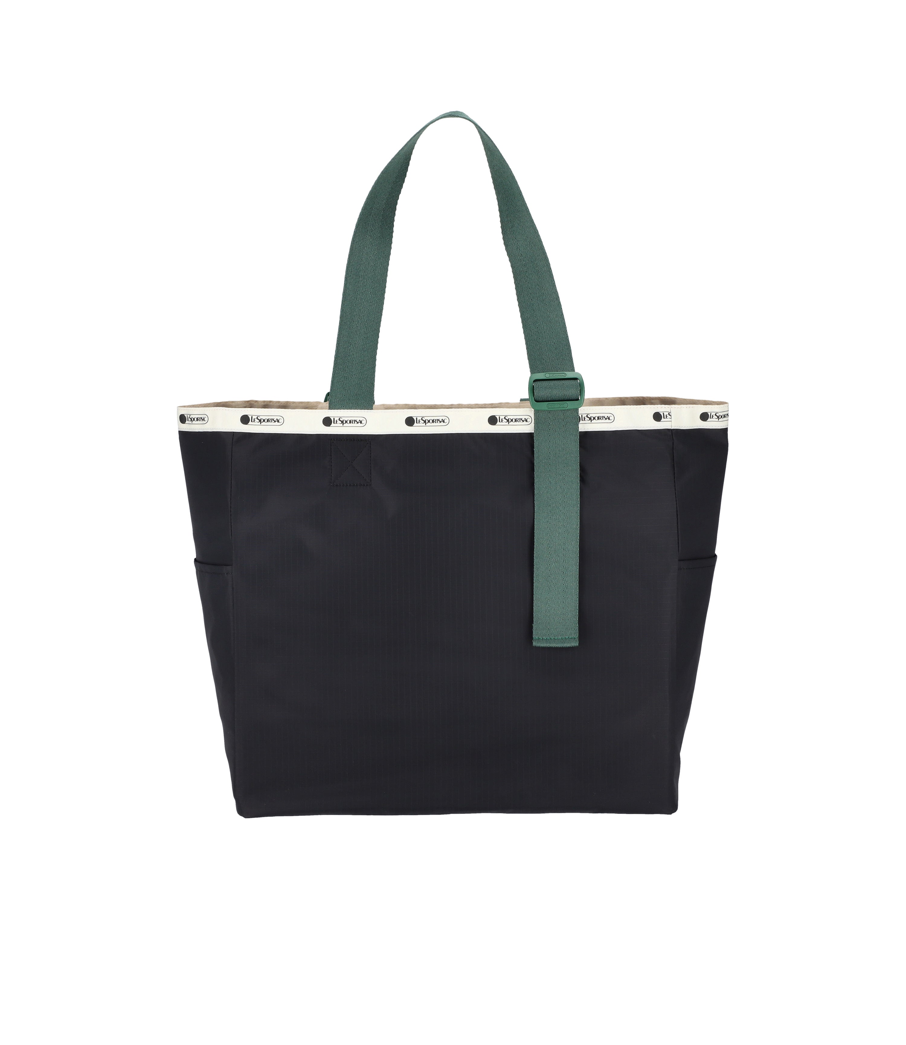 Large Handle Adjustable Tote - Deep Sea/Bottle Green Webbing 