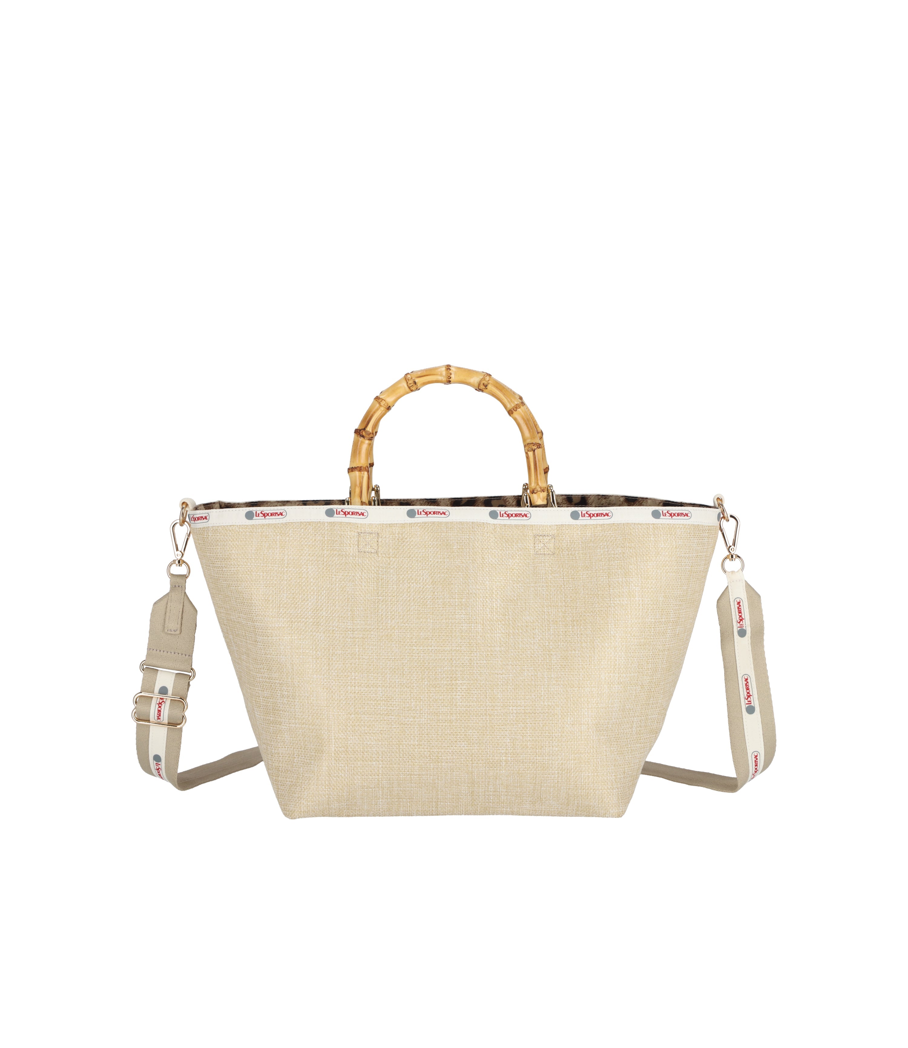 日本全国送料無料商品 | 特集  Medium Bamboo LeSportsac – Raffia Moon Ecru - Strap With Tote バッグ
