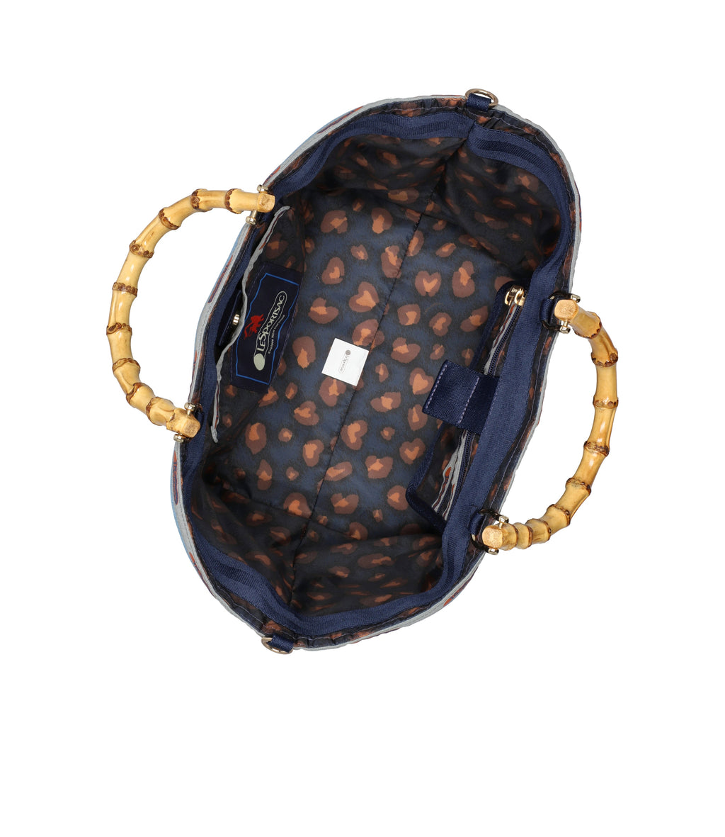 Medium Bamboo Tote with Strap - 27857097752624