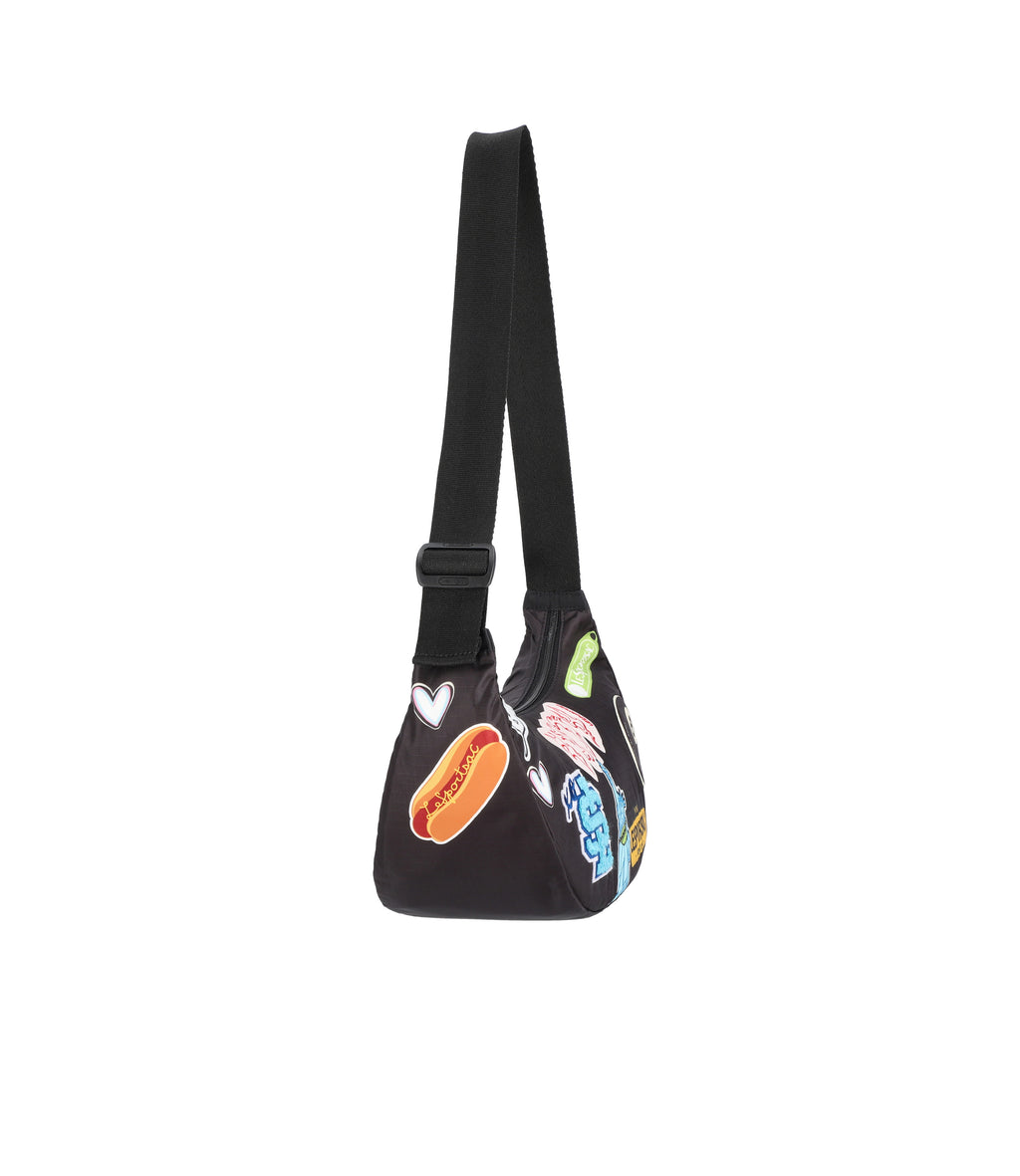 Patch Small Adjustable Hobo - 29997376208944