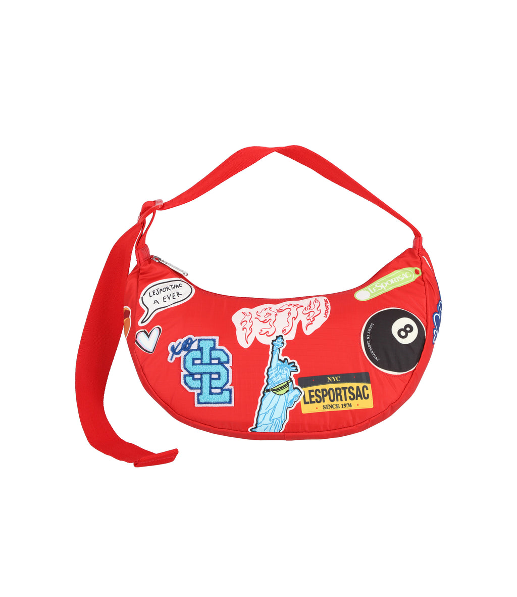 Patch Small Adjustable Hobo - 29997379878960