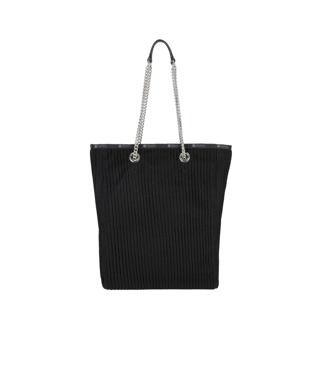 Chain Crochet North/South Tote - 27972713709616