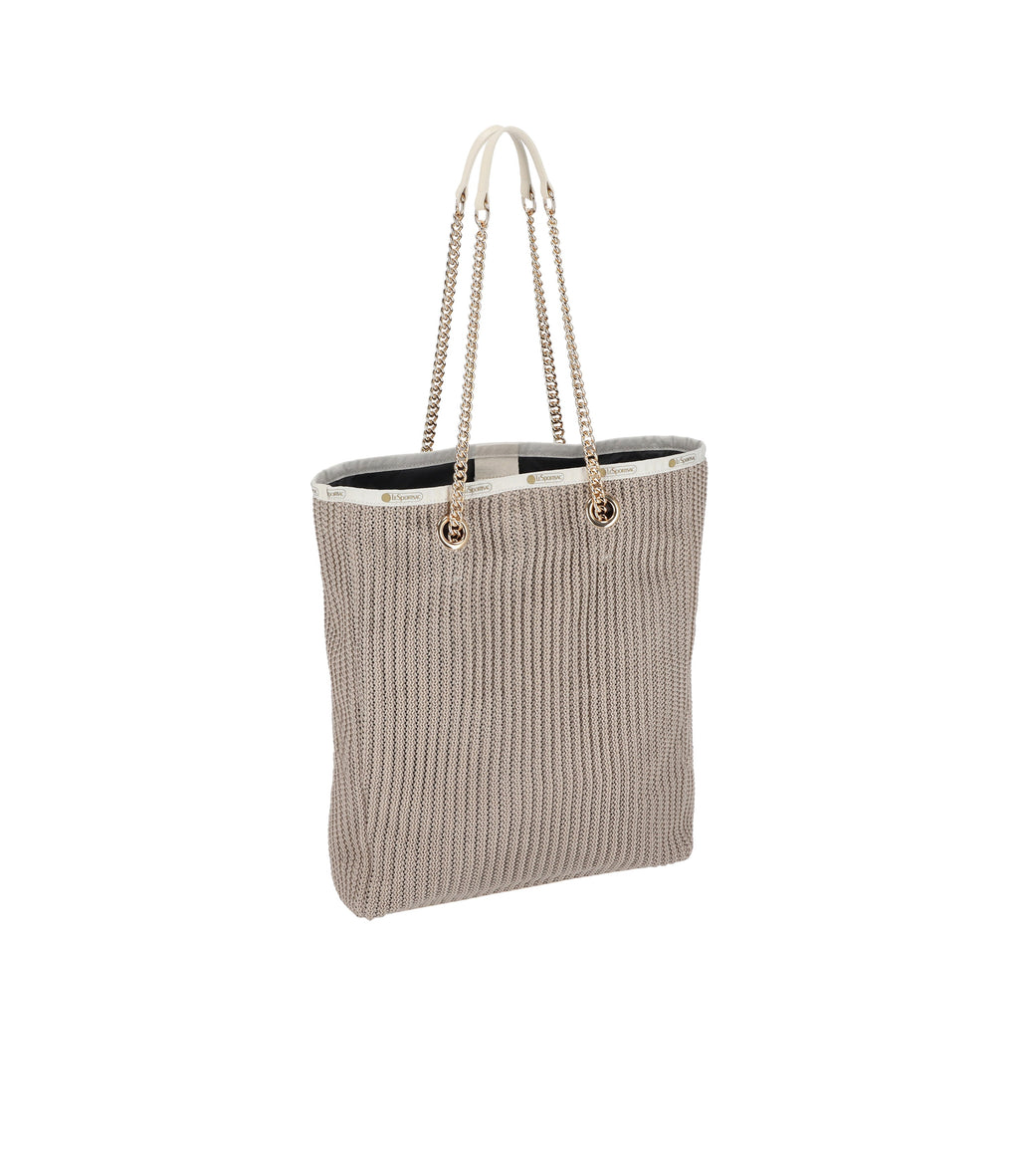 Chain Crochet North/South Tote - 27972715380784