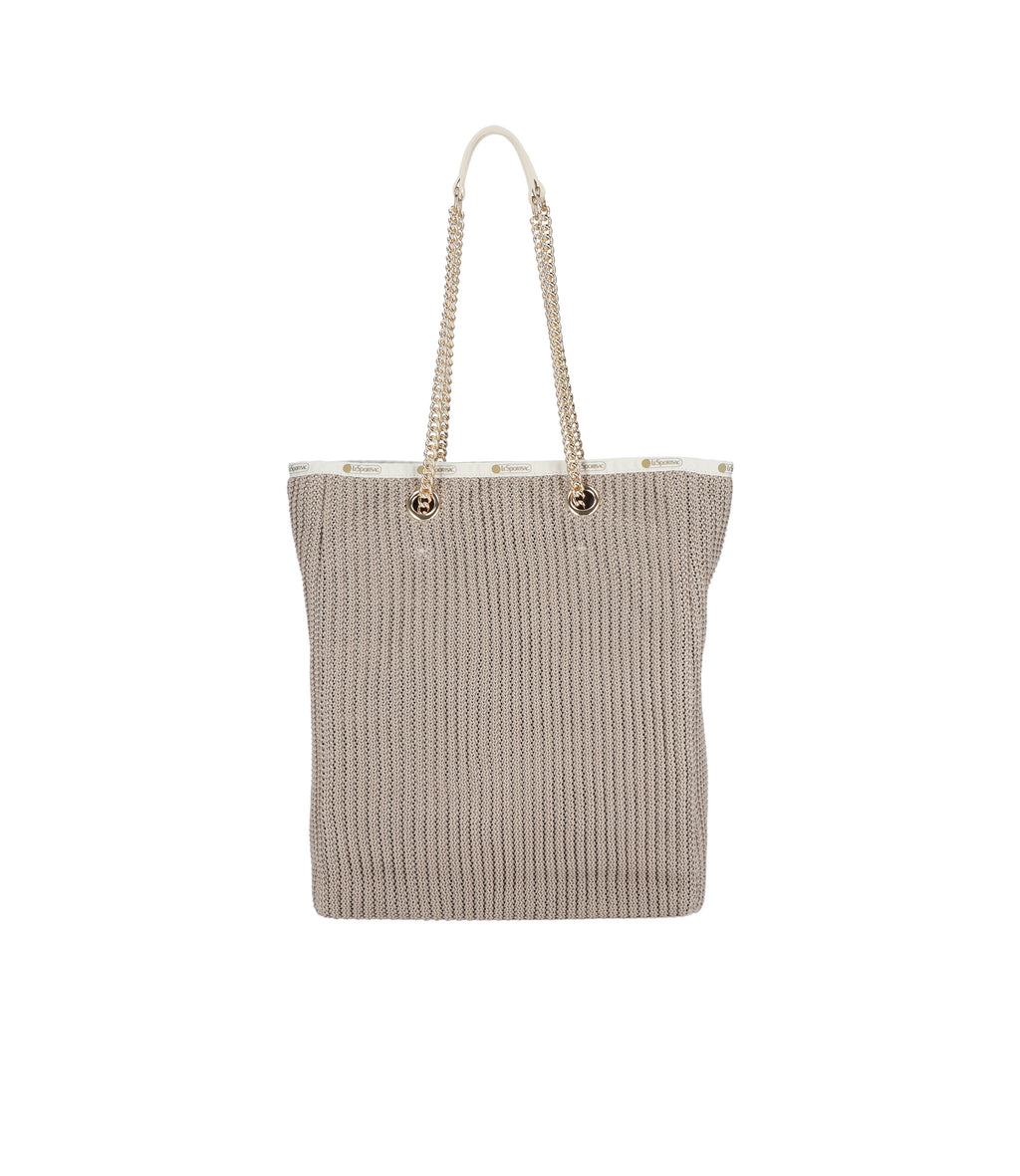 Chain Crochet North/South Tote - 27972715348016