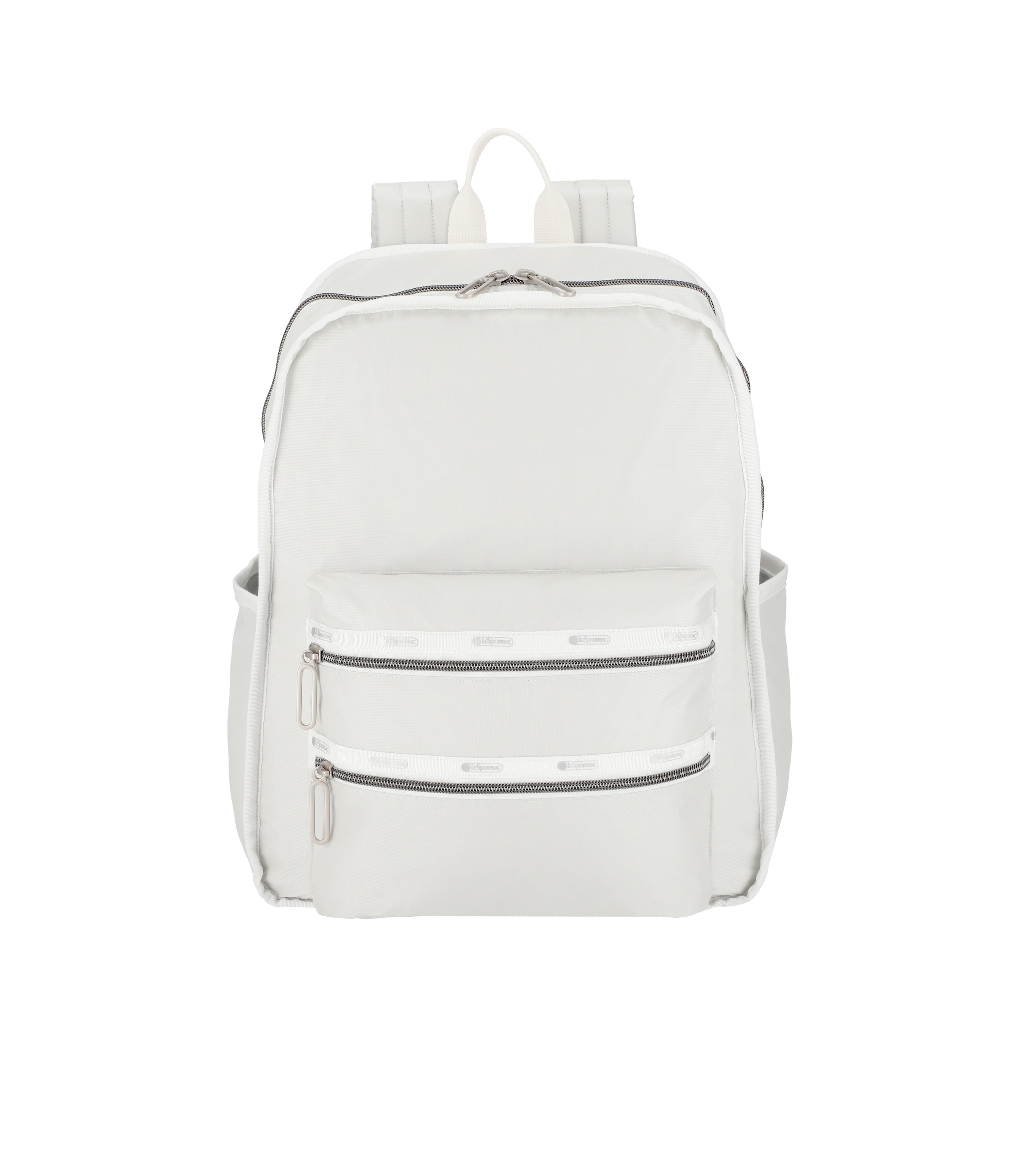 all white leather backpack LeSportsac Functional Backpack