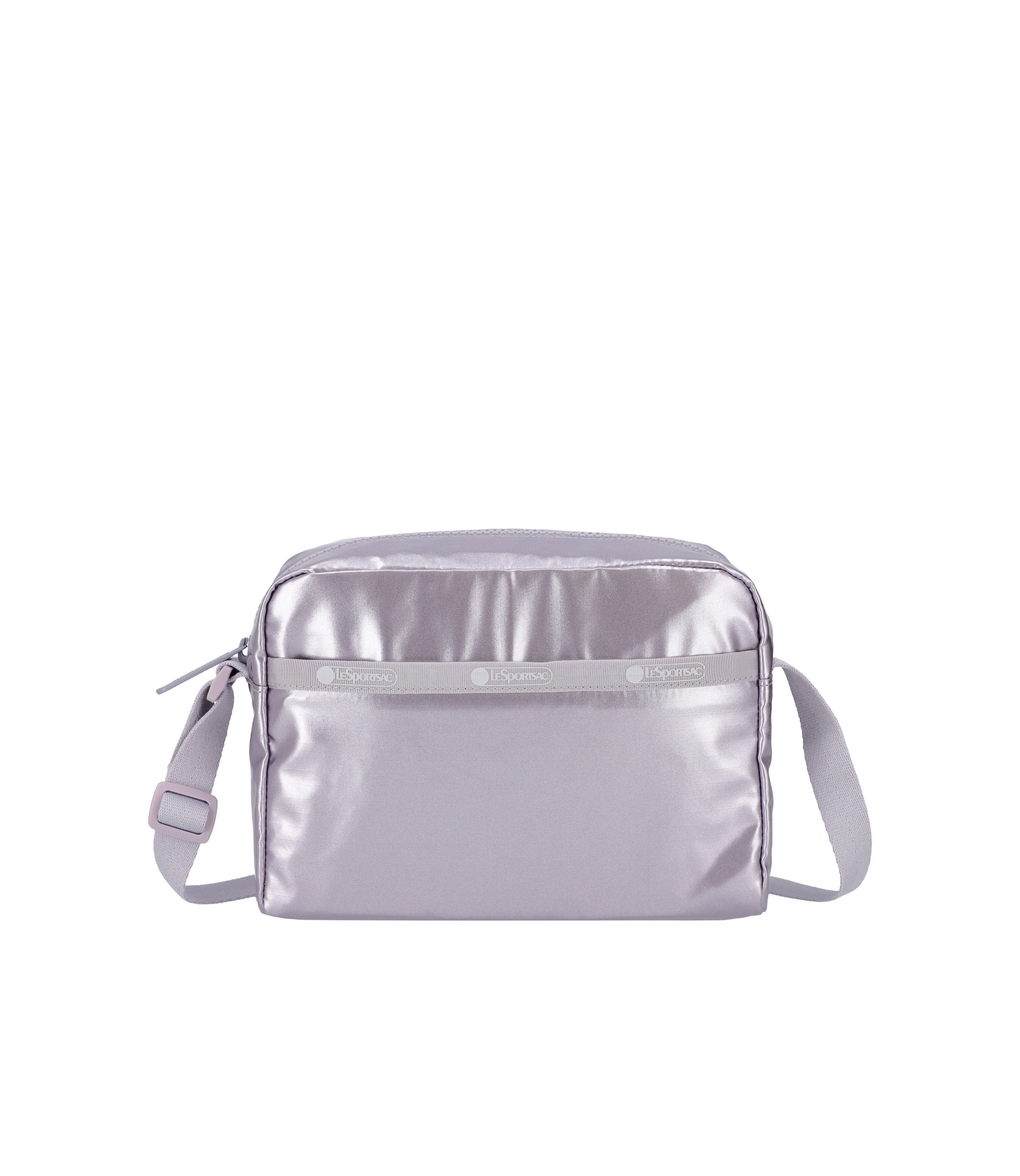 Daniella Crossbody - Silver Lilac Shine – LeSportsac
