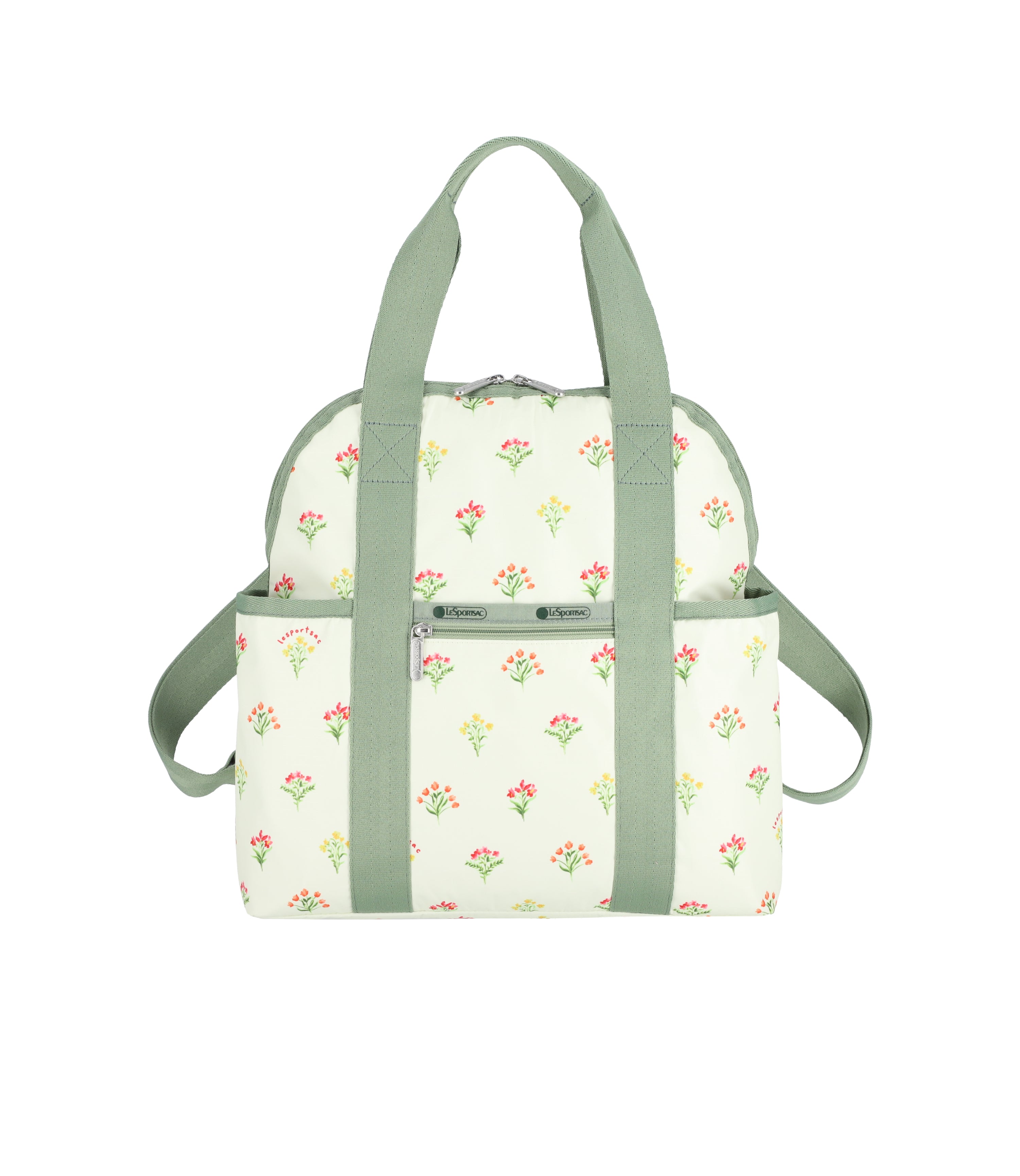 ゆきそら☆ バッグ2点 Double Trouble Backpack - Summer Meadow print – LeSportsac