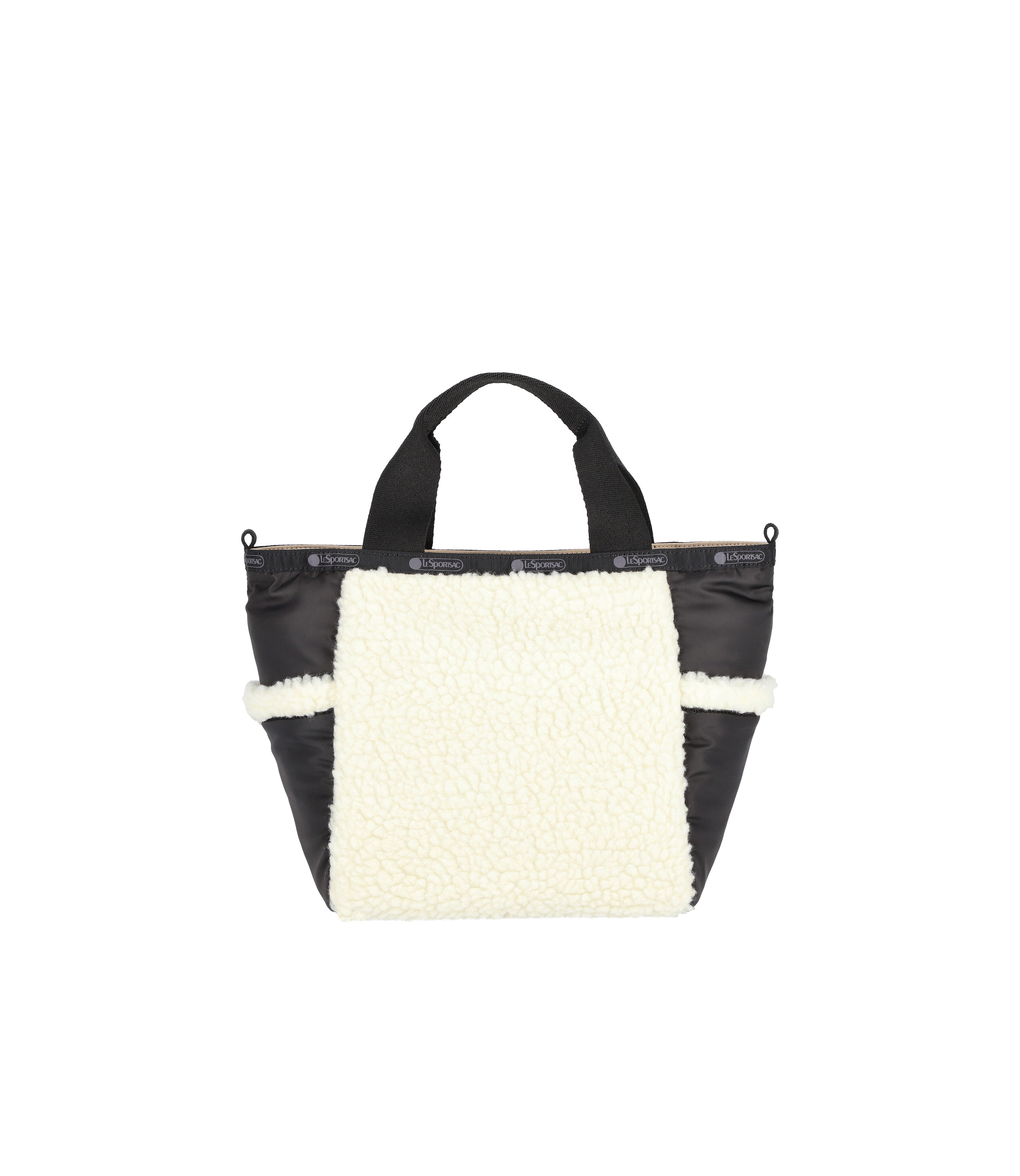 Sherpa Small Open Tote - Cream Sherpa – LeSportsac Sherpa Small Open Tote - Cream Sherpa – LeSportsac