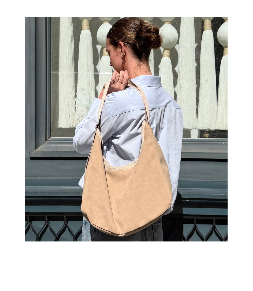 Suede Large Hobo - 46256519086128