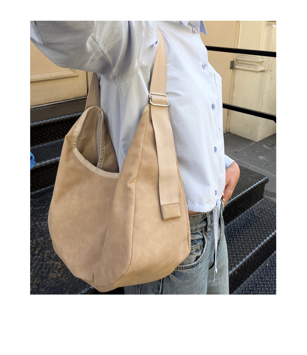 Suede Large Hobo - 46256519118896