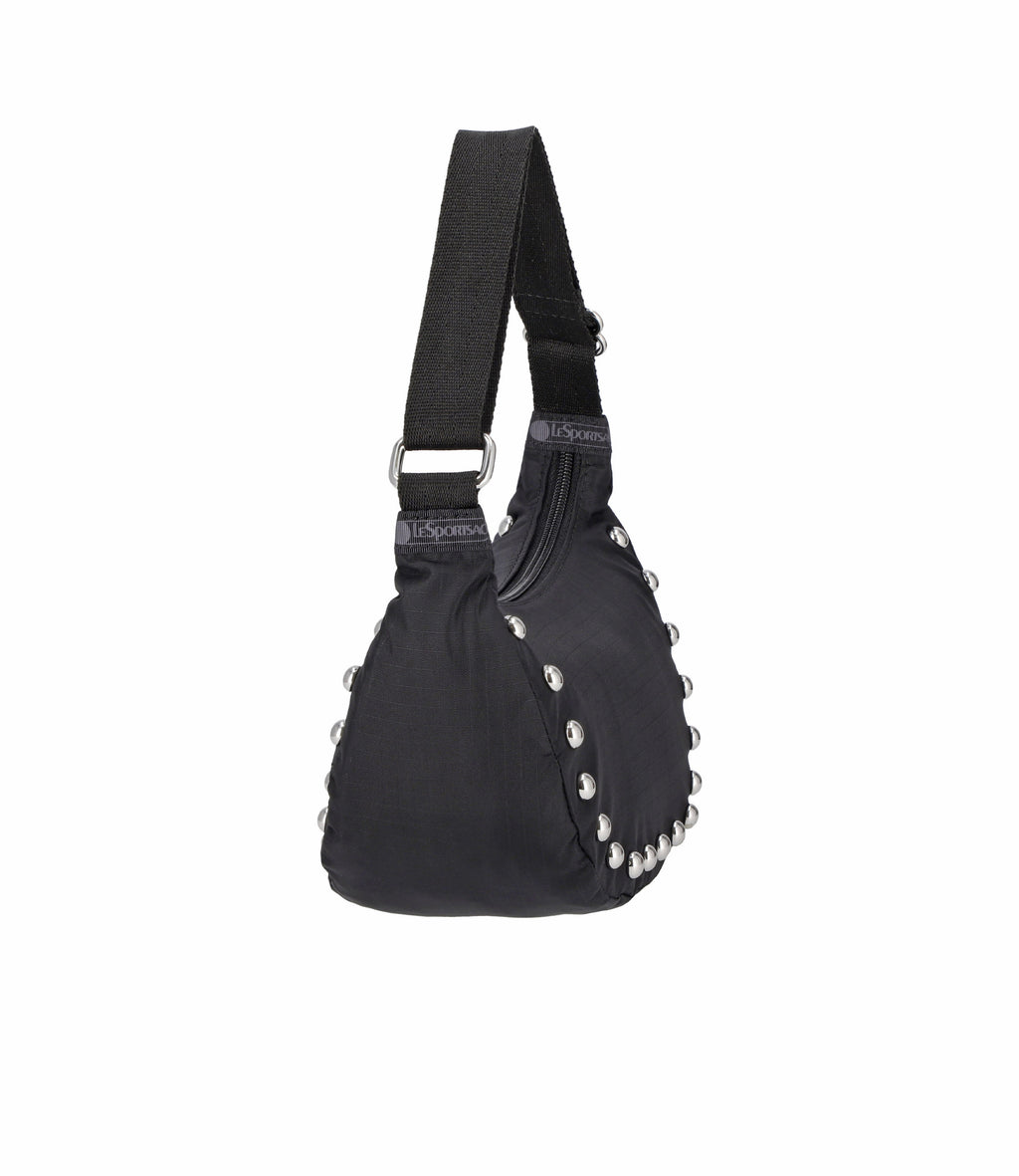 Studs Small Zip Hobo - 30331296677936
