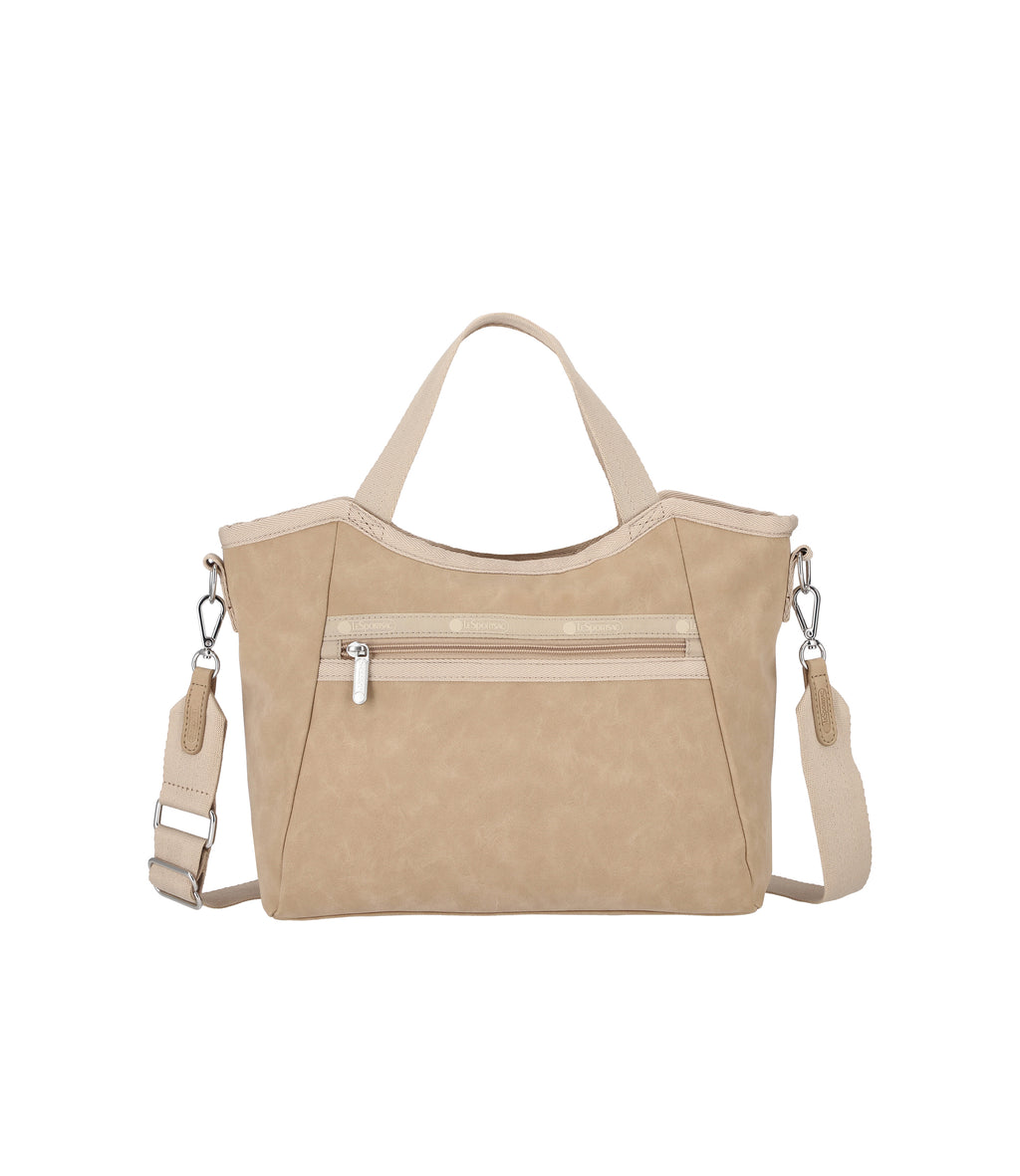 Suede Double Handle Hobo - 30489896190000