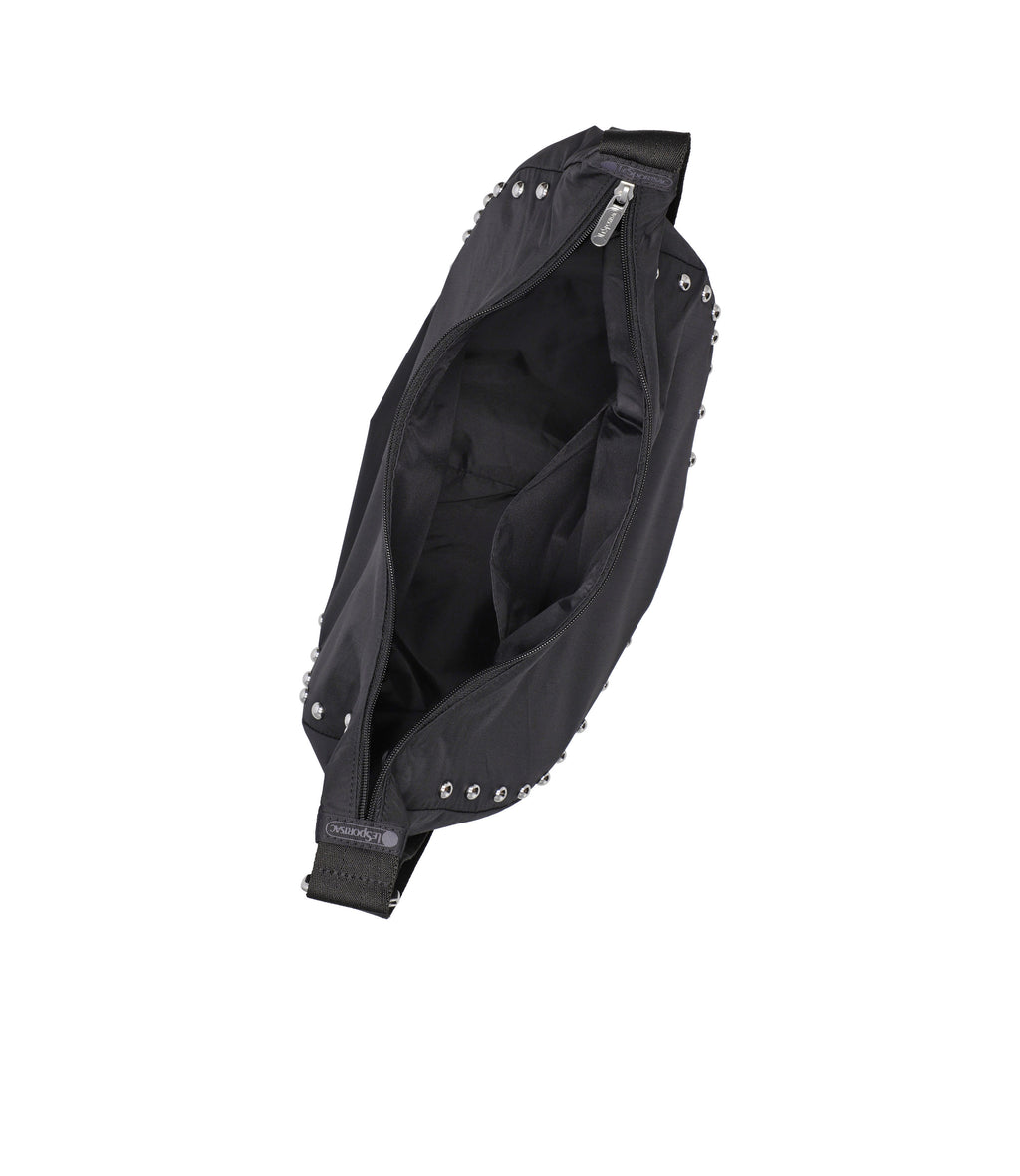Studs Medium Crescent Shoulder Bag - 30331296645168