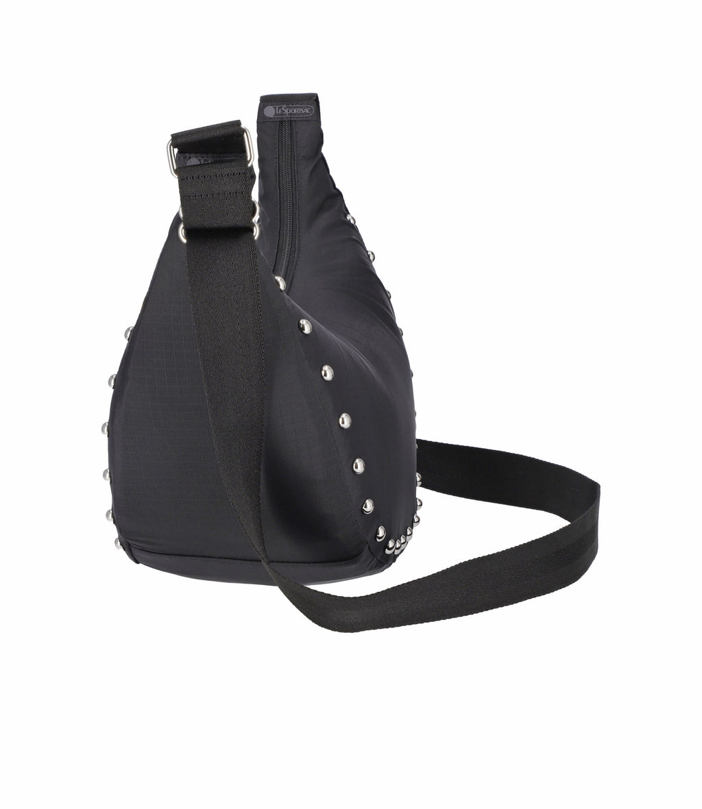 Studs Medium Crescent Shoulder Bag - 30331296874544