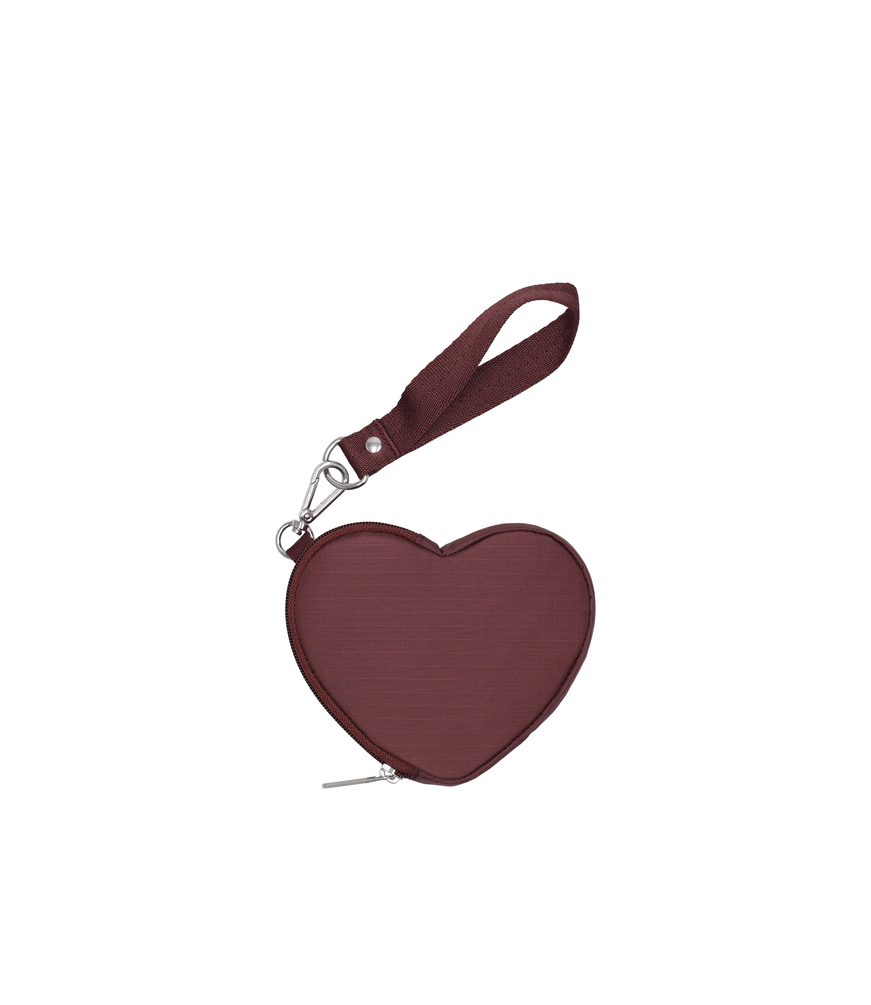 Heart Wristlet - Deep Cherry solid – LeSportsac