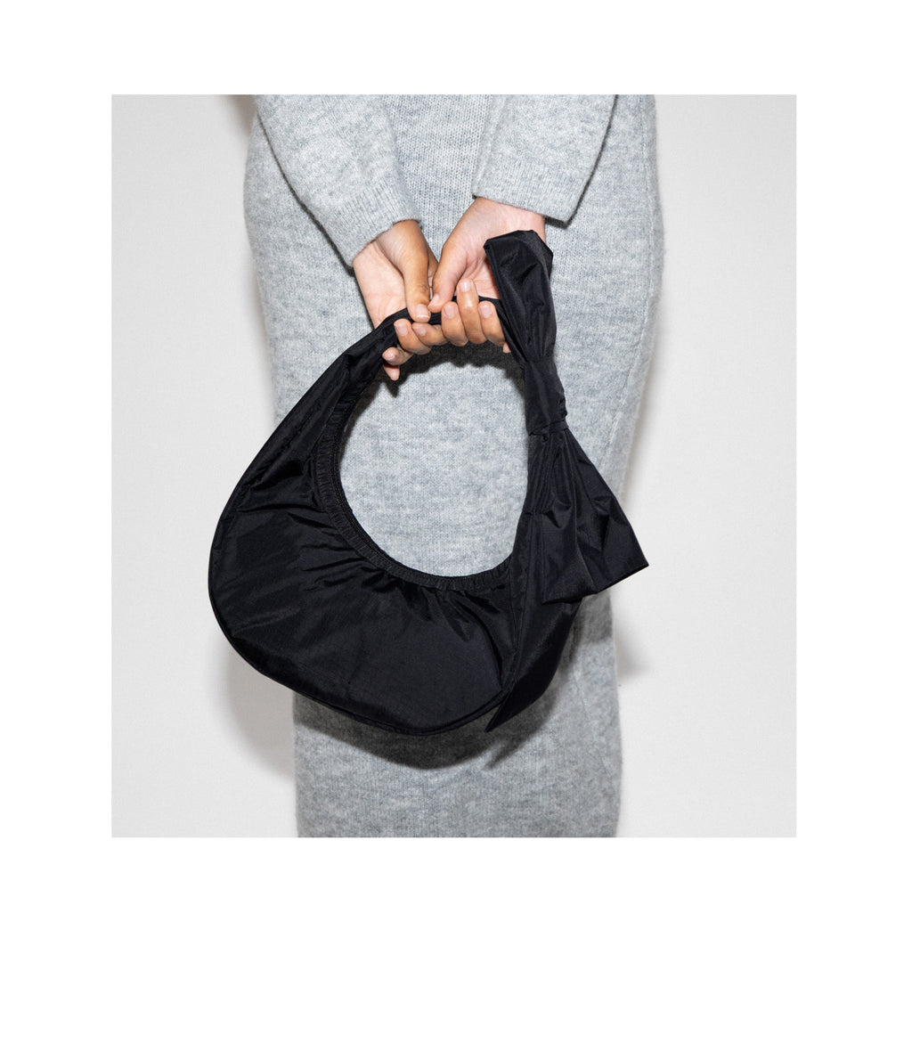 Bow Crescent Shoulder Bag - 28927311347760