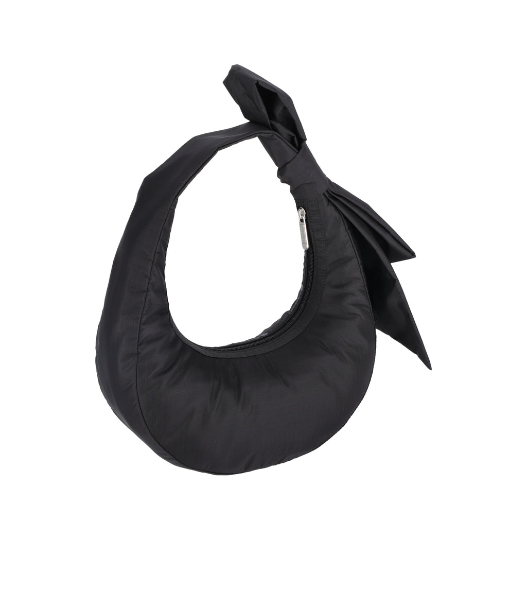 Bow Crescent Shoulder Bag - 28862576099376