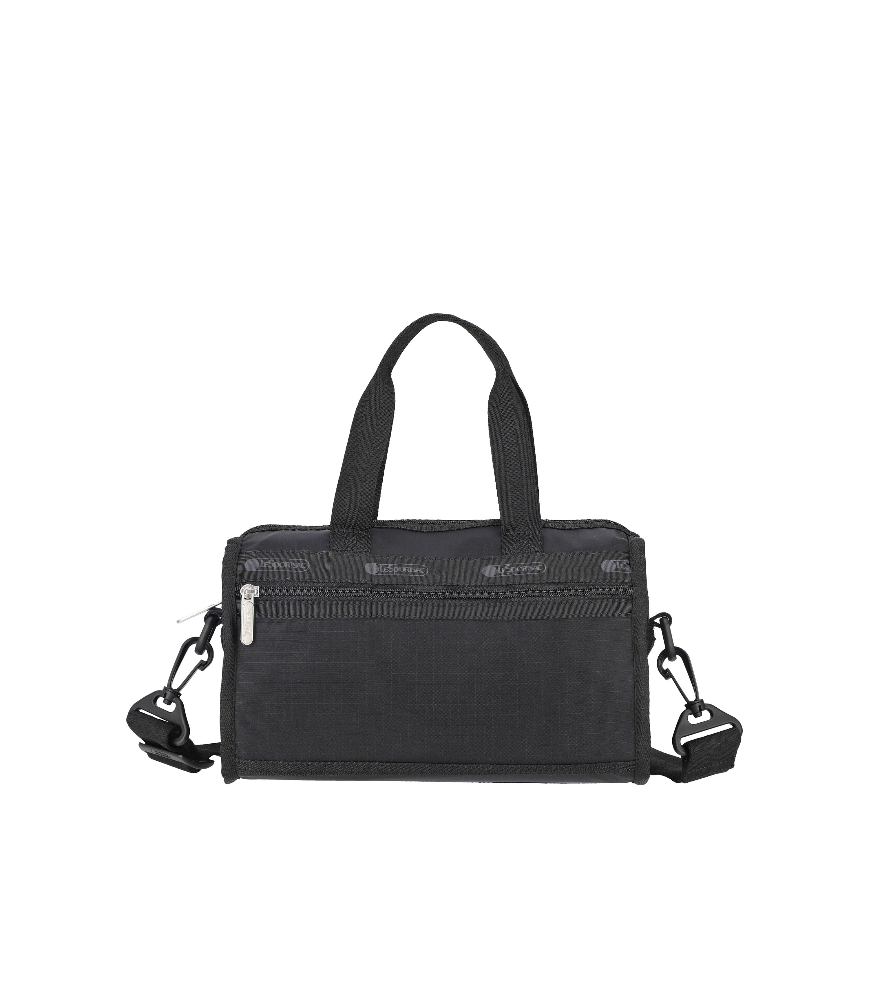 Top Handle Mini Duffel Crossbody - Black solid – LeSportsac