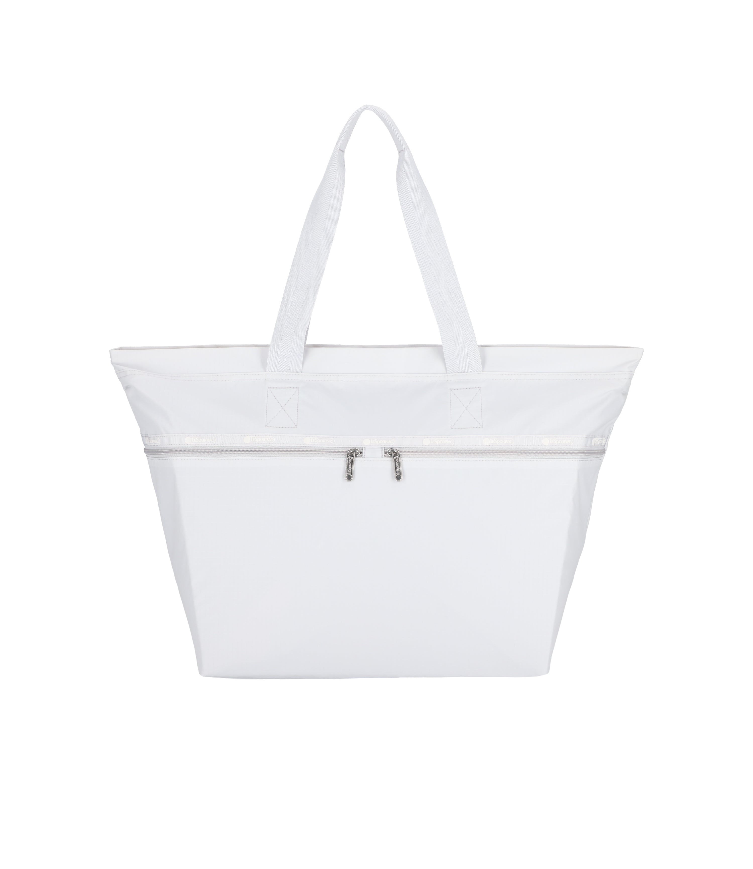 【マリン】 Carlin Zip Top Tote Bag - Pearl Gray solid – LeSportsac