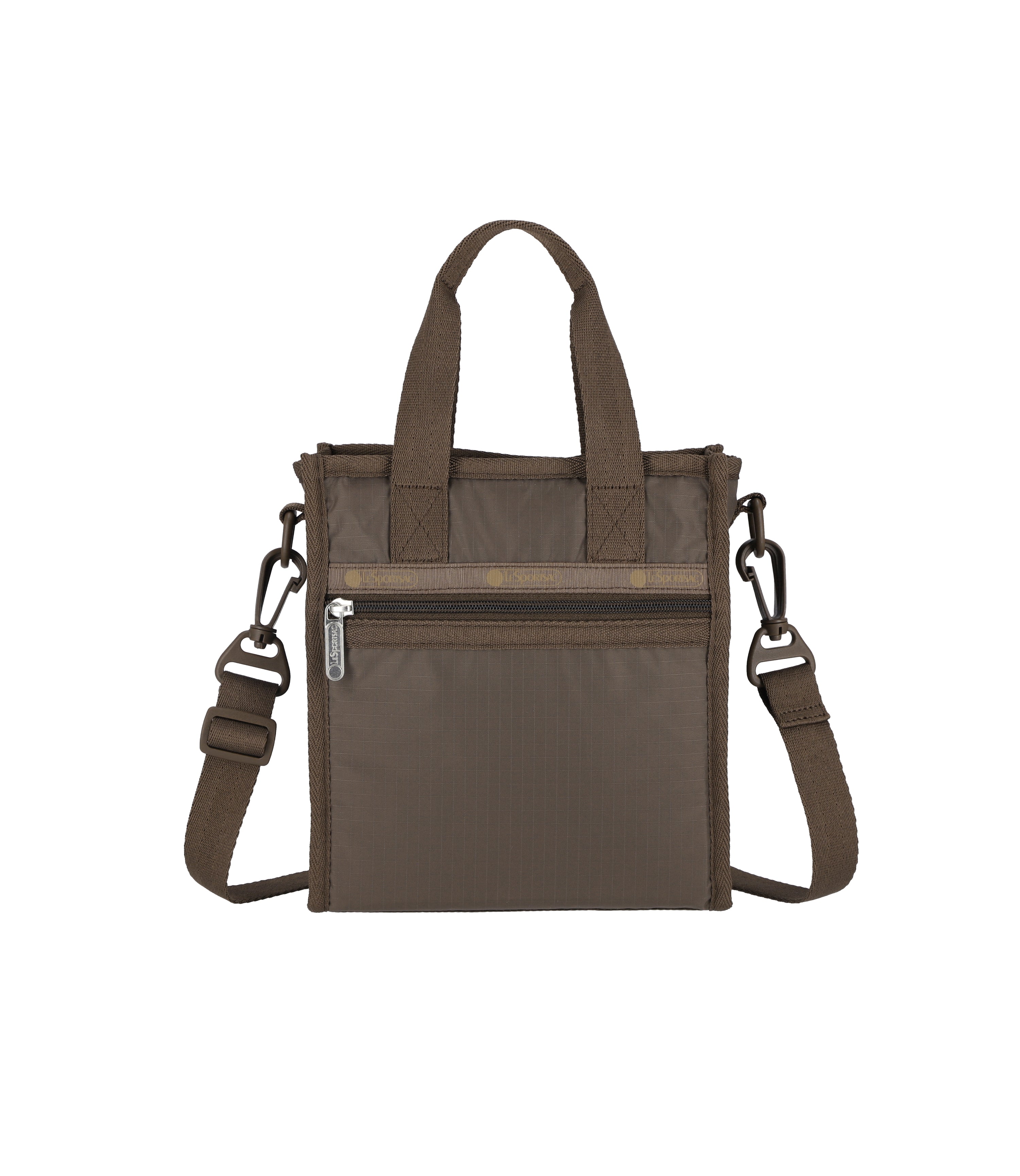 Mini North/South Tote - Dark Chocolate solid – LeSportsac