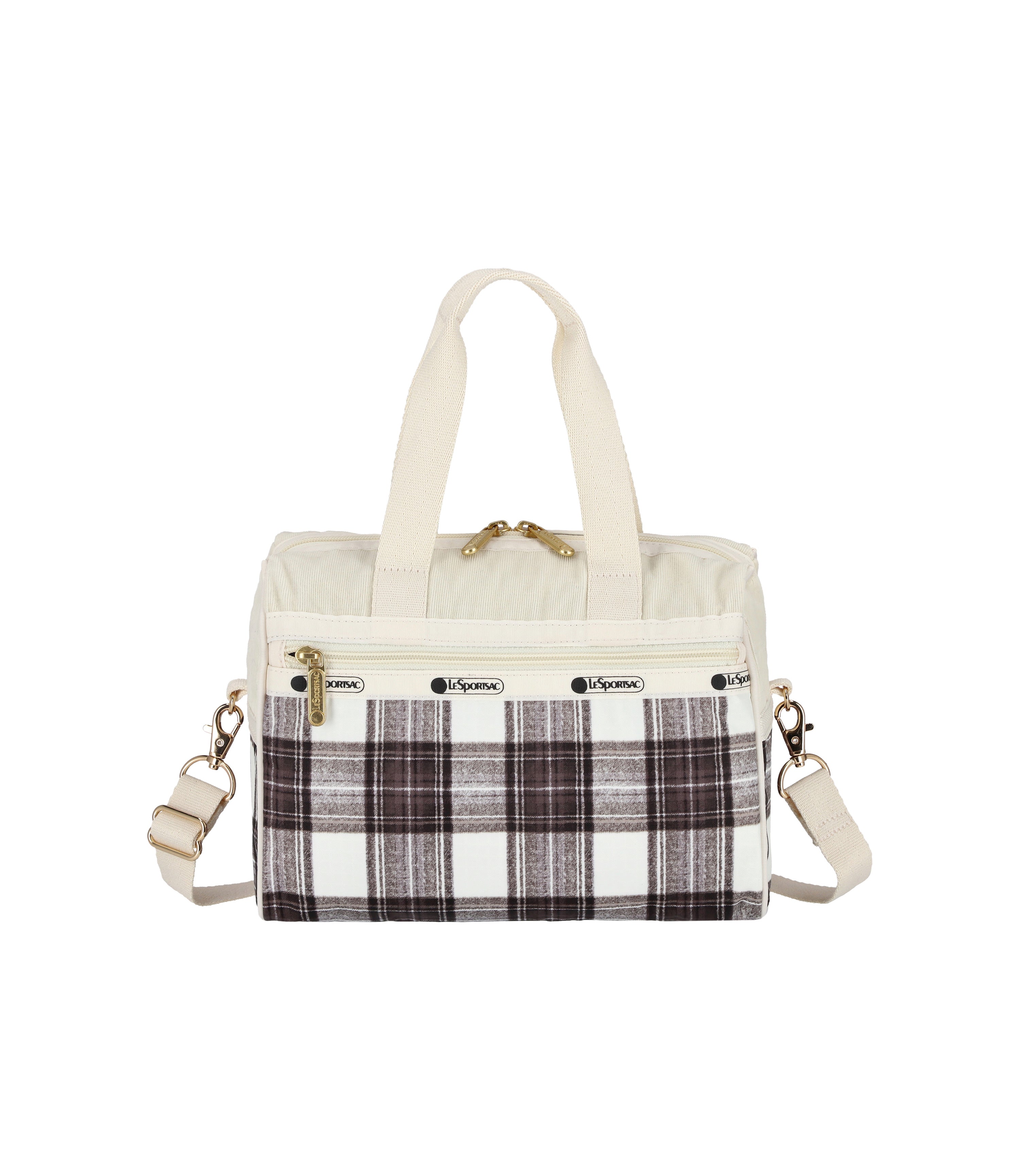 Everyday Small Satchel - Classic Tartan Corduroy – LeSportsac
