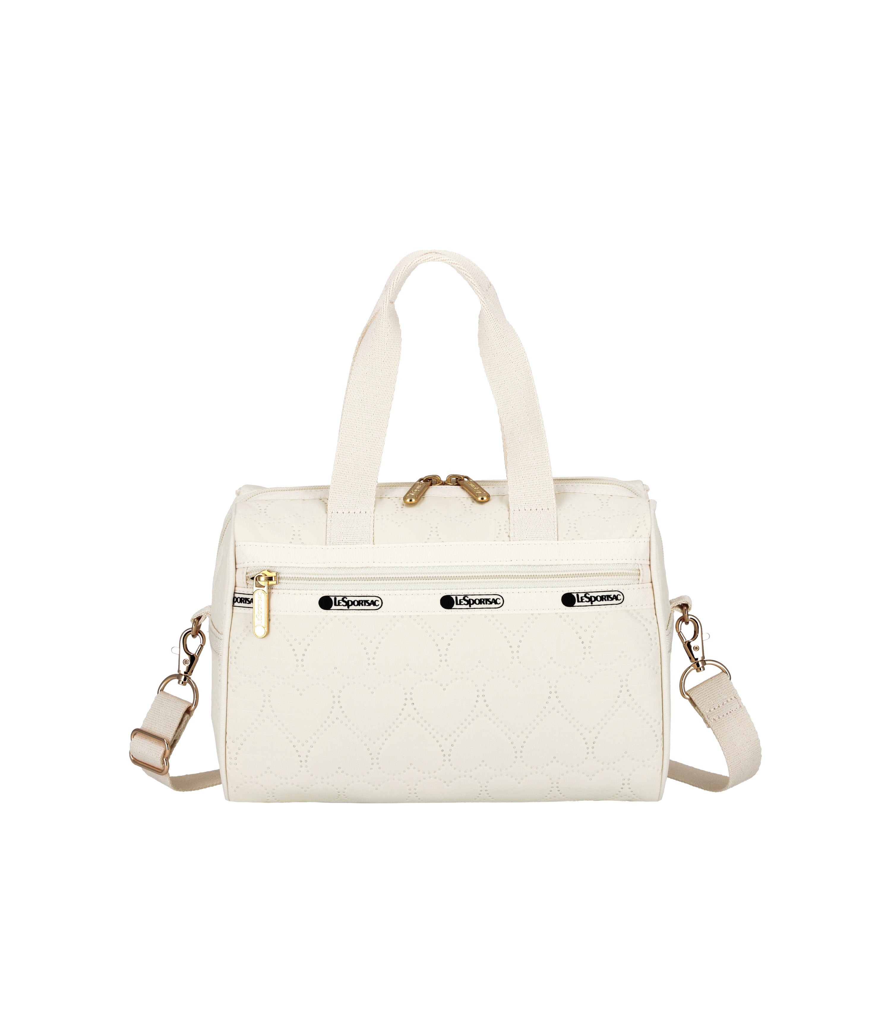 Everyday Small Satchel - Ecru Heart Deboss – LeSportsac