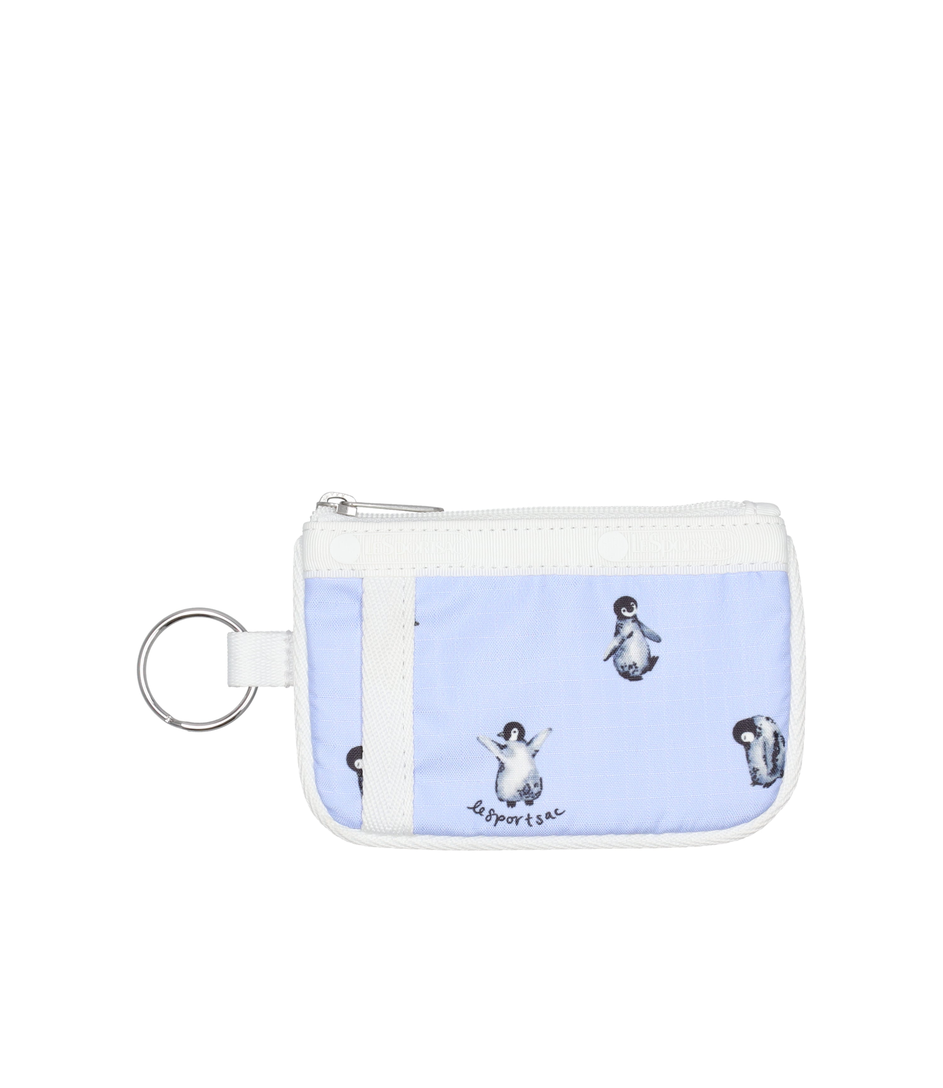 Key Card Holder - Petite Penguins White print – LeSportsac