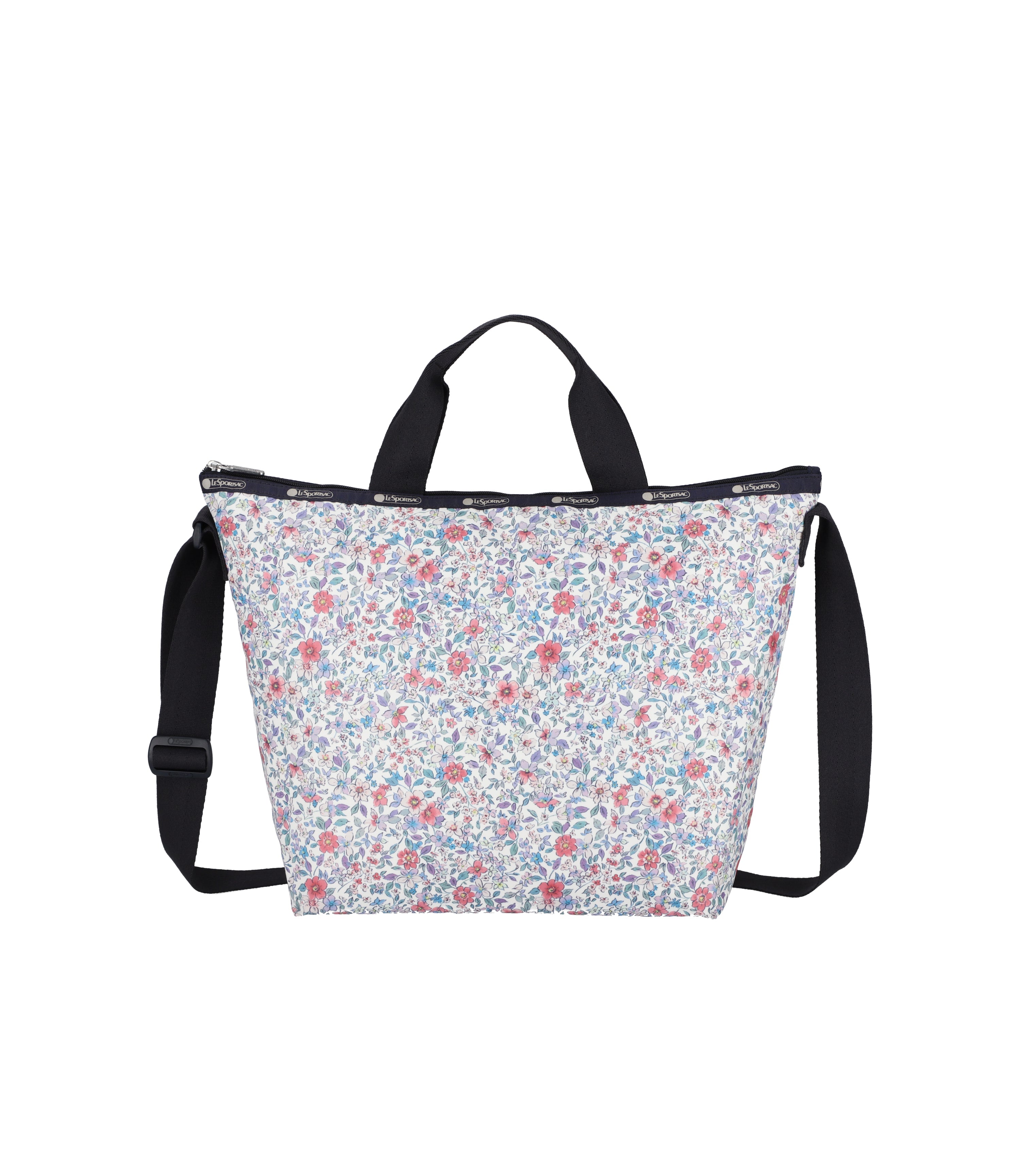LeSportsac×Ameri DX Easy Carry TOTE Solid Black Black Deluxe Carry-On Tote Bag | LeSportsac