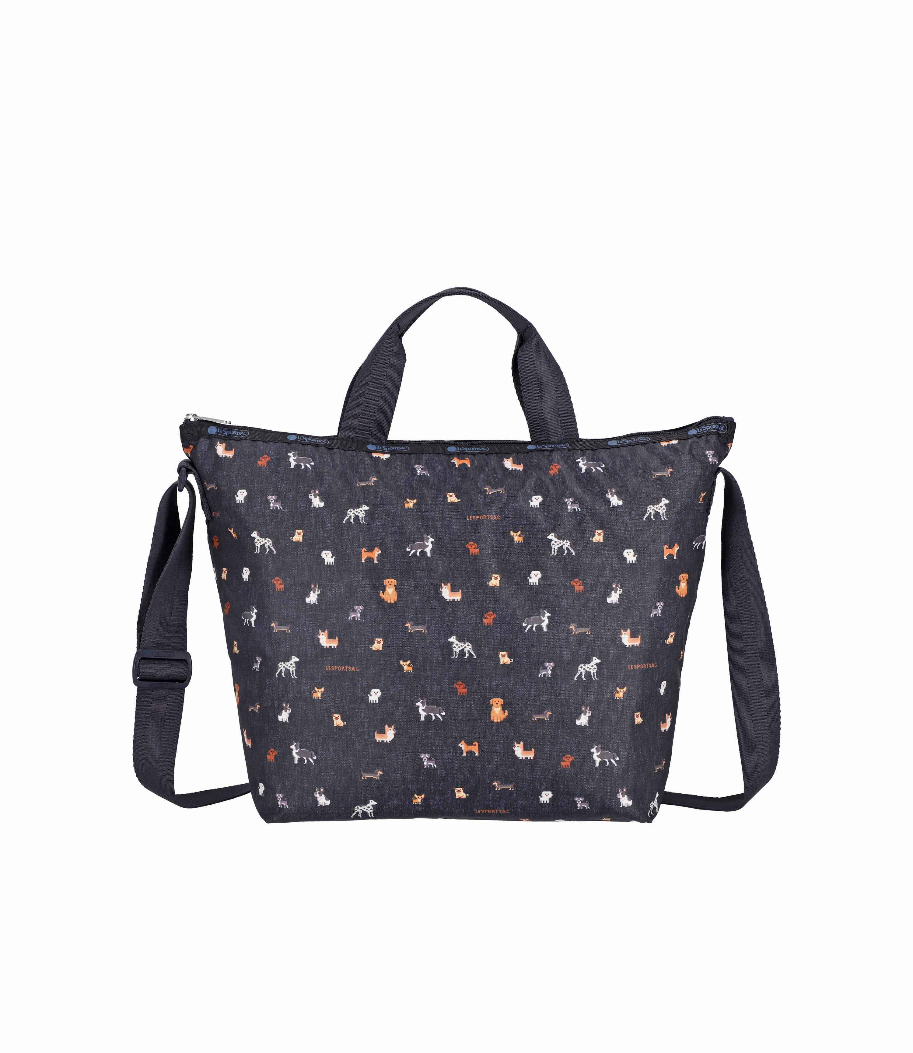 【LESPORTSAC】4360 DELUXE EASY CARRY TOTEショルダーバッグ Deluxe Easy Carry Tote - Berry Mellow print – LeSportsac