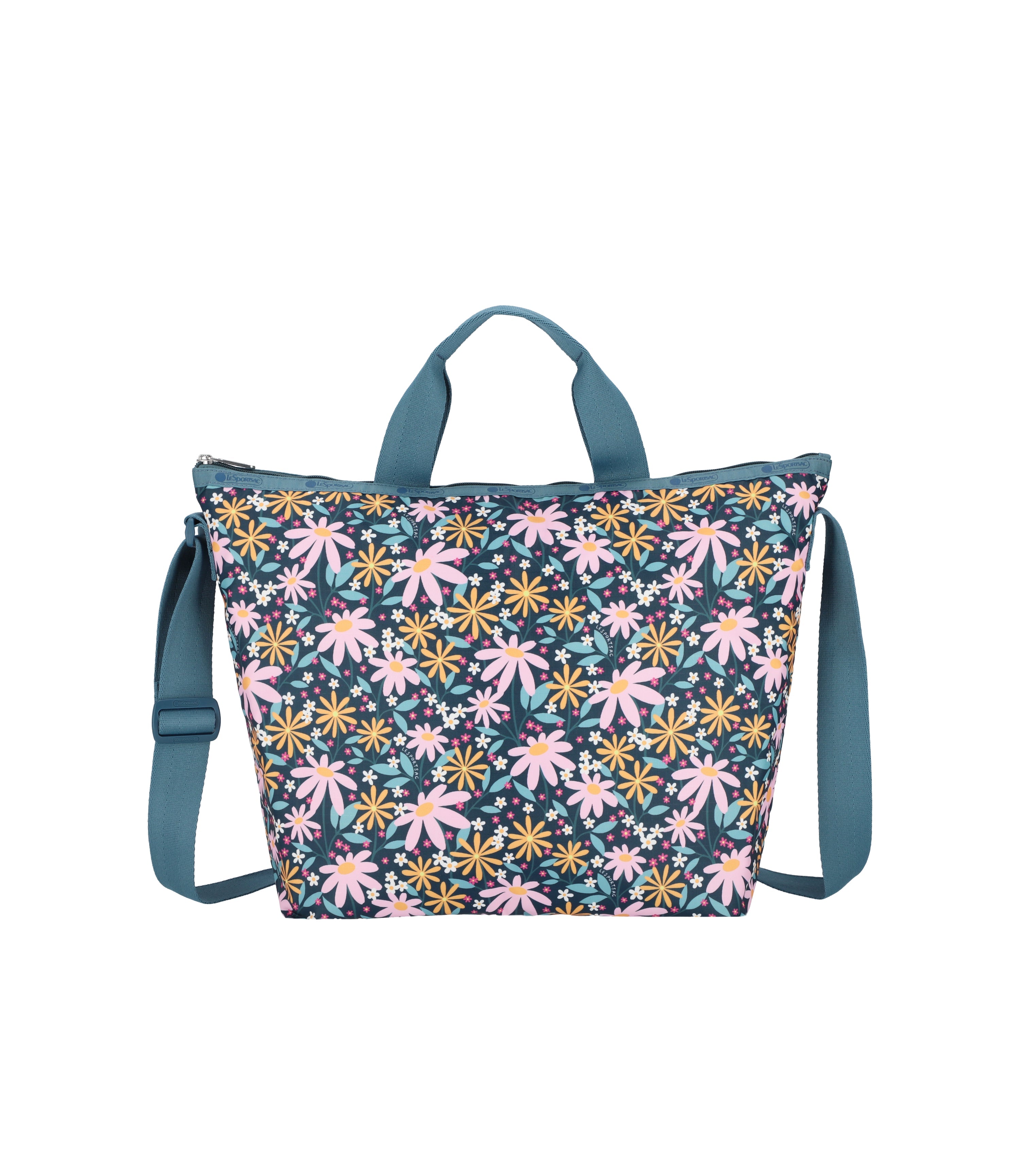 Deluxe Easy Carry Tote - Retro Daisies print – LeSportsac