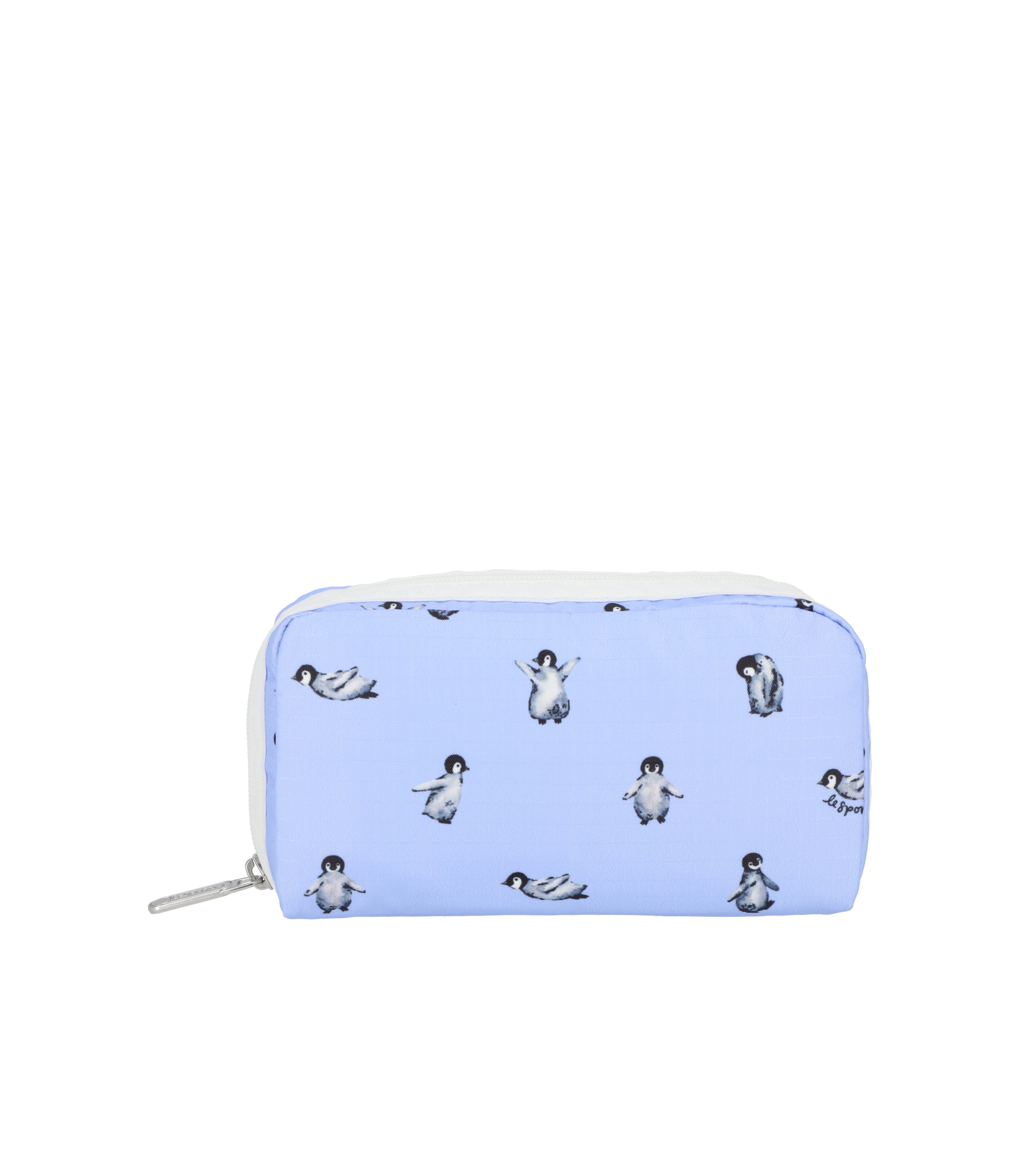 Rectangular Cosmetic - Petite Penguins White print – LeSportsac