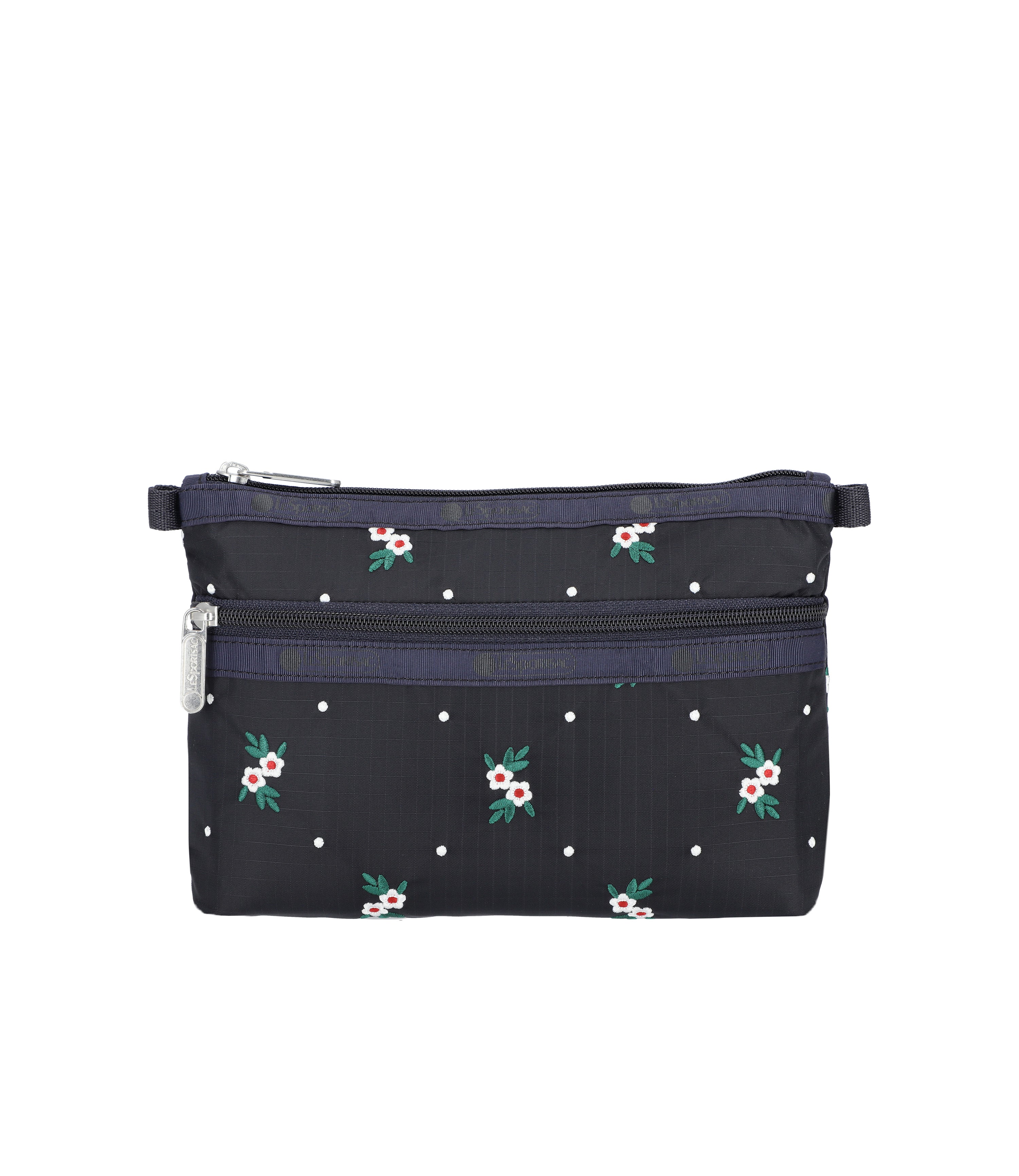 3423　LeSportsacポーチ Cosmetic Clutch - Floral Lattice Embroidery – LeSportsac
