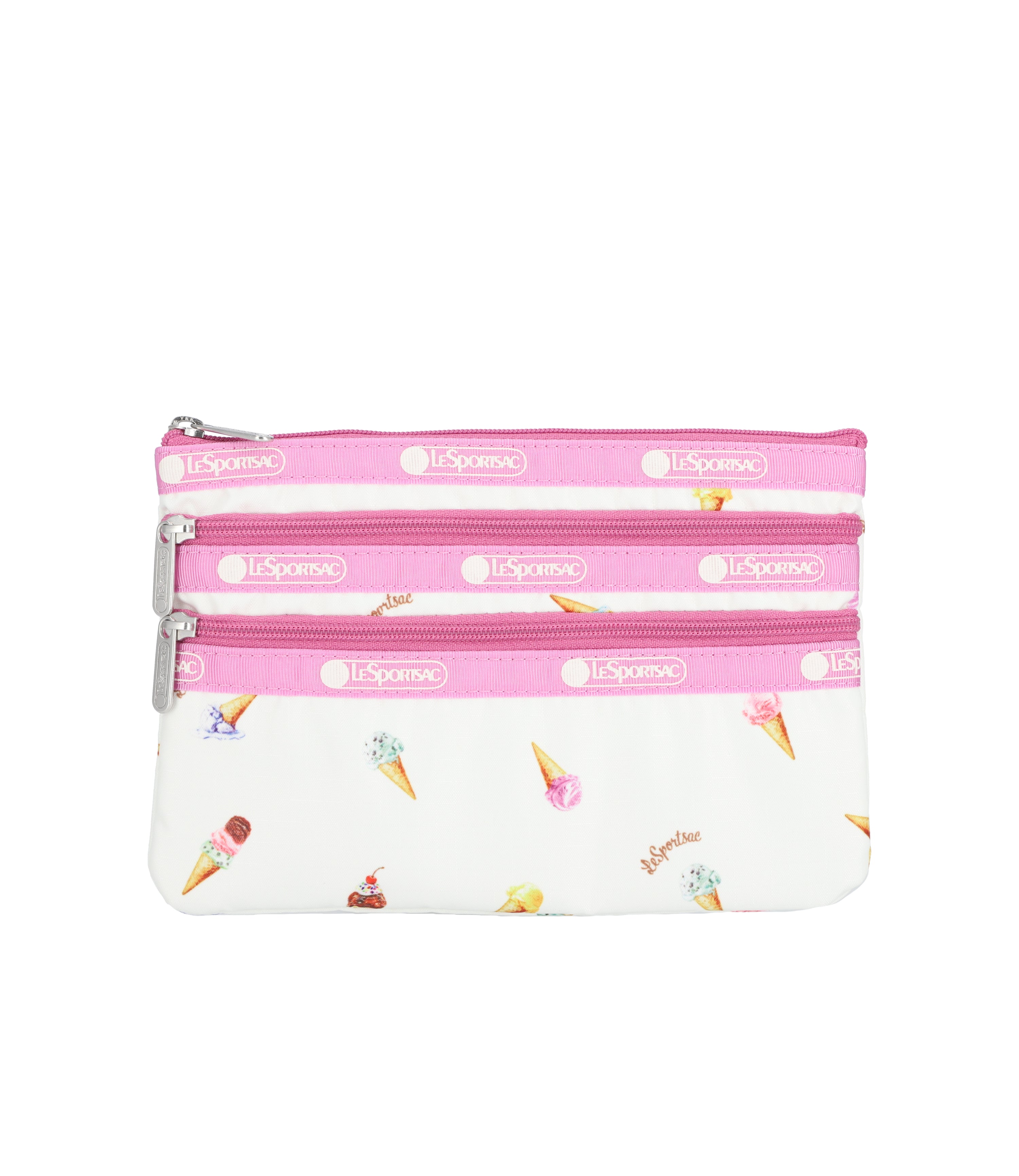 3-Zip Cosmetic - Sweet Festival Accessory – LeSportsac