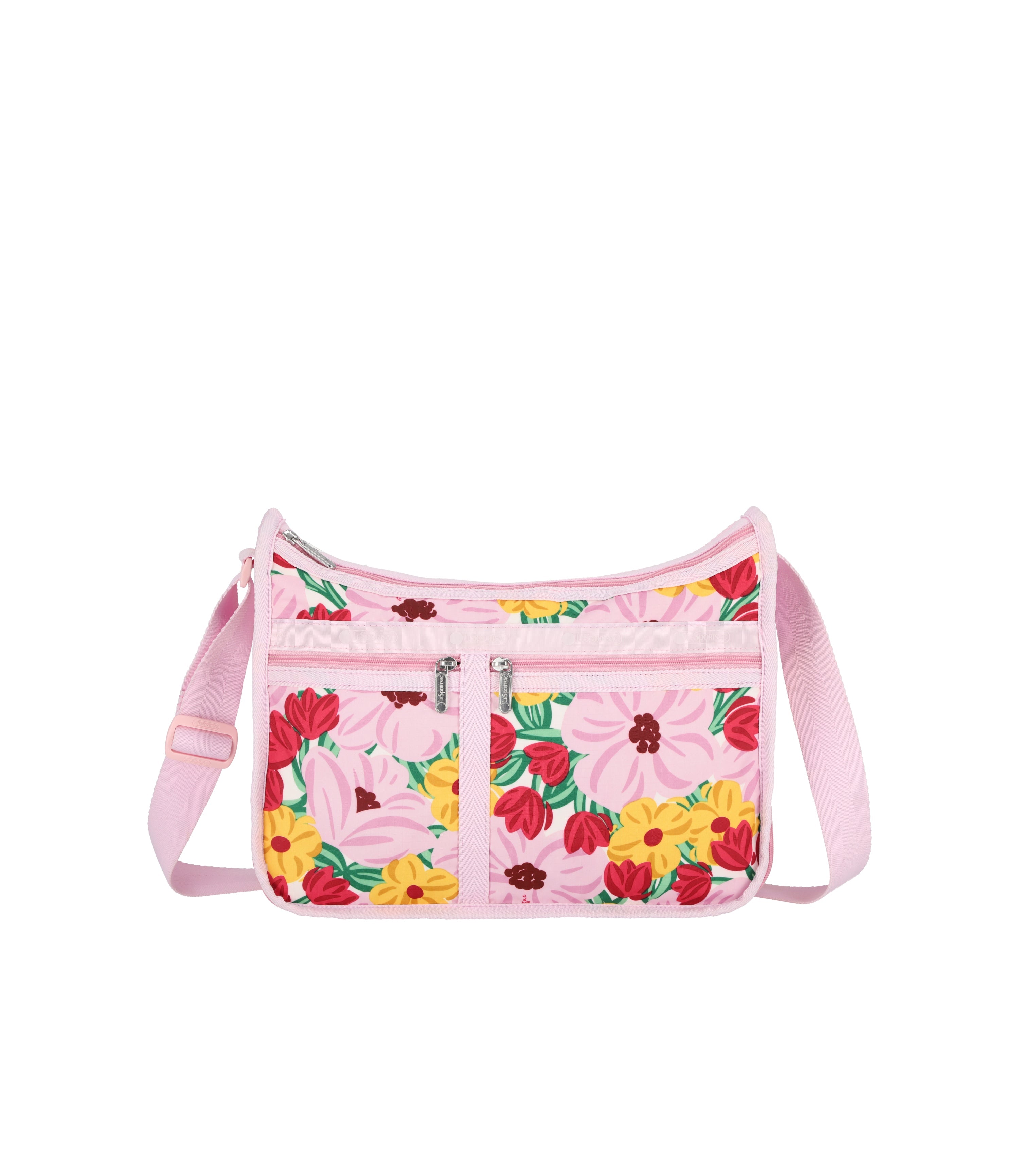Deluxe Everyday Bag Pink Blooms print LeSportsac